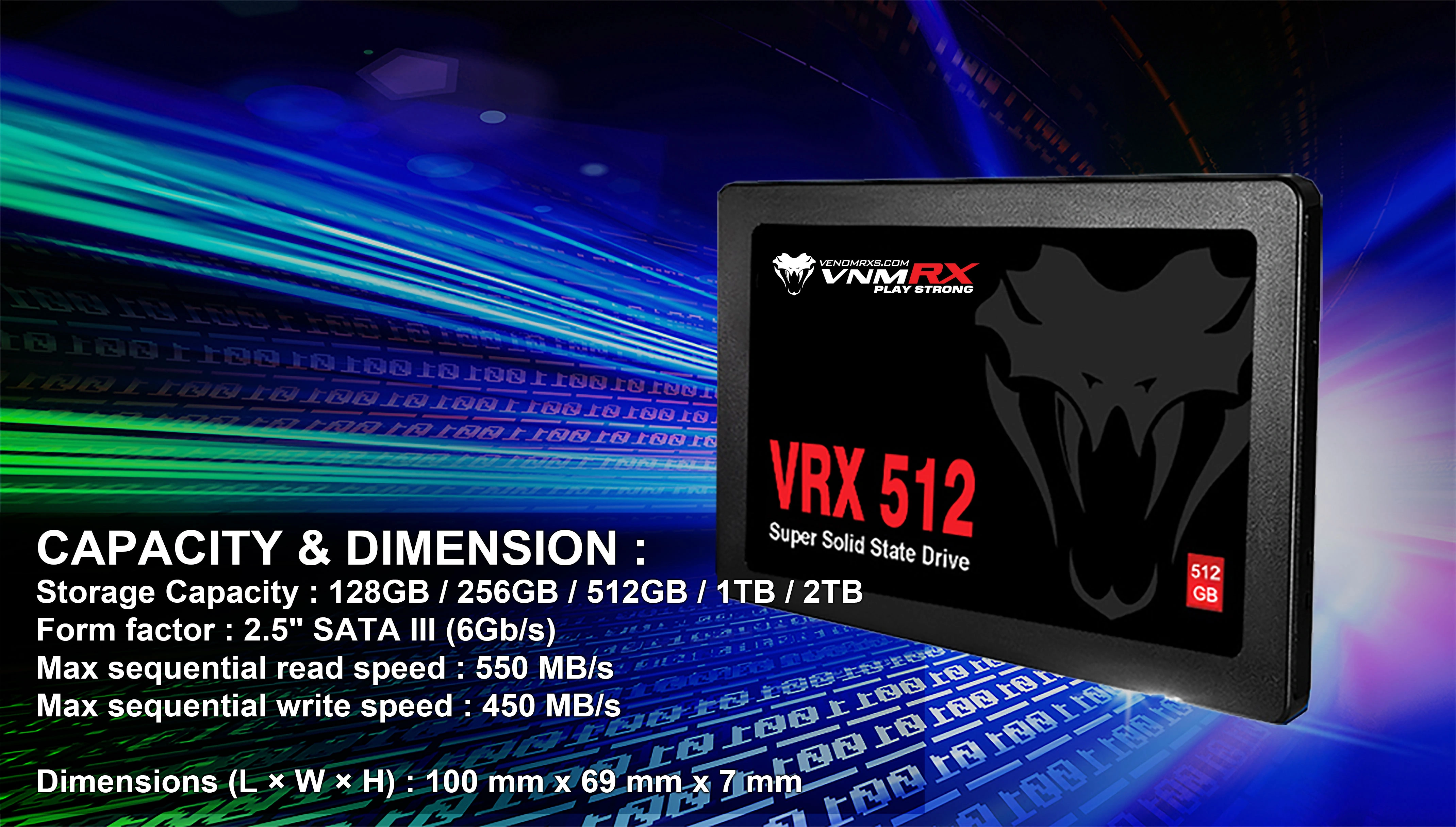 SATA 2,5" SSD 256GB
