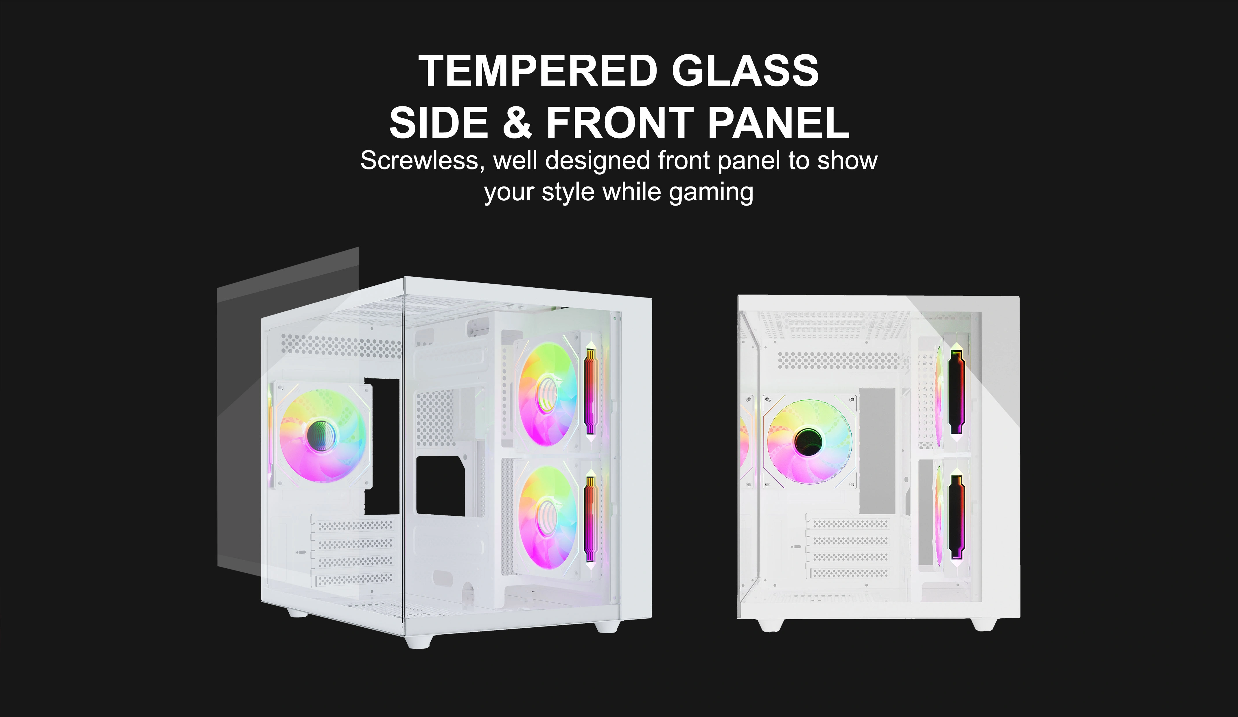 DAEMON S6 WHITE M-ATX CASE