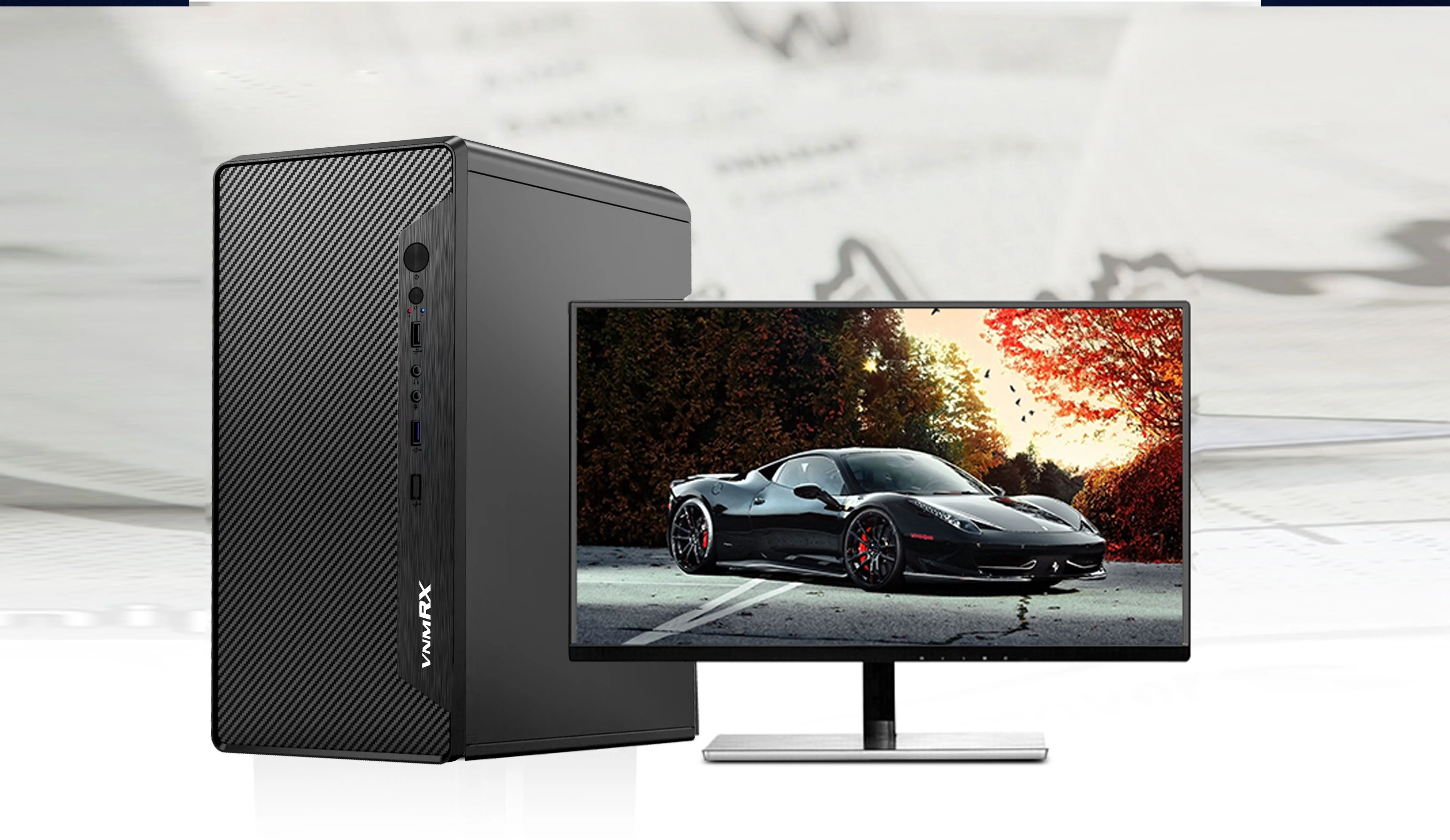 URIVAR M-ATX CASE INCLUDE PSU POWERCORE 500