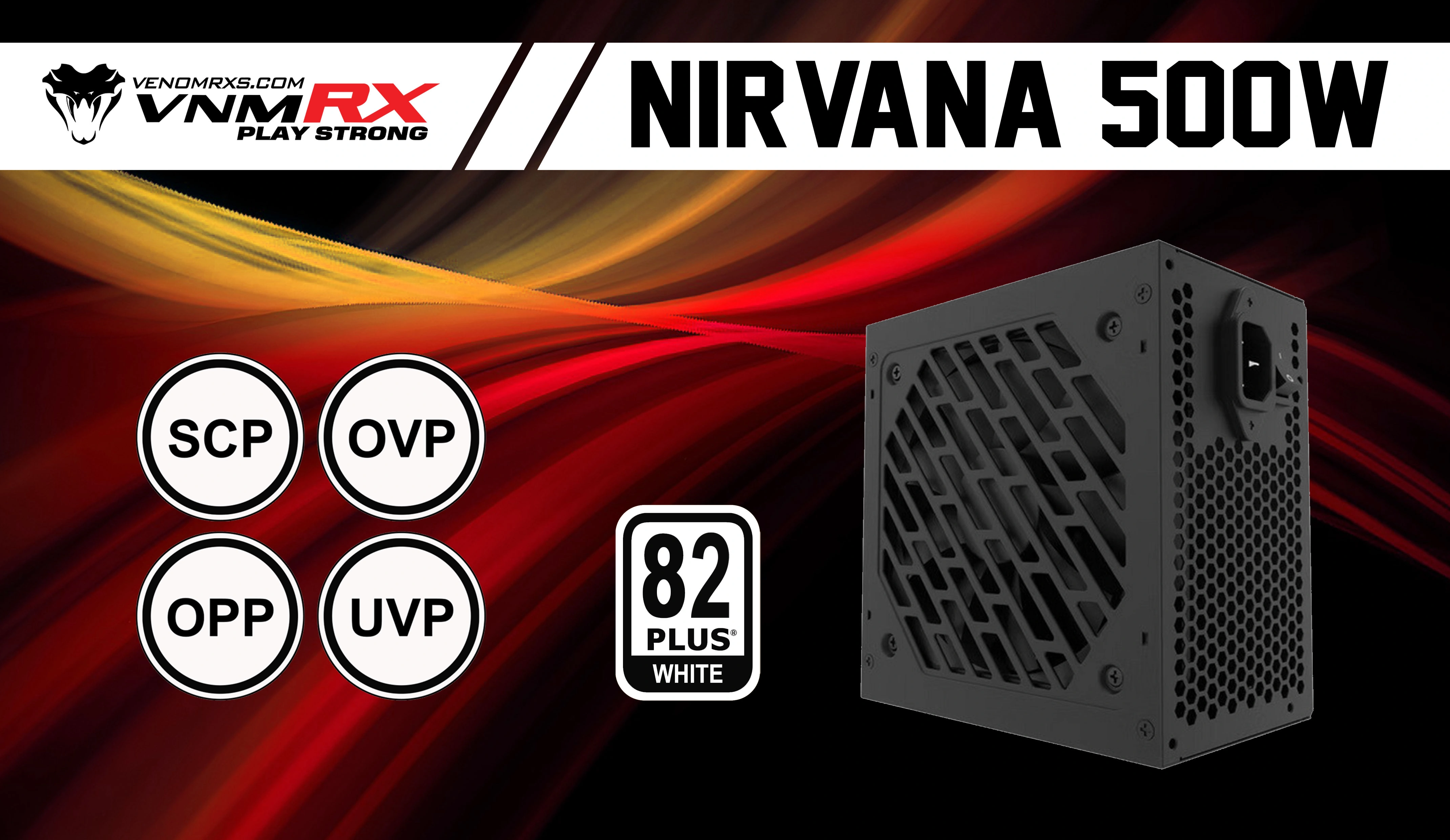 NIRVANA 500W 82+ WHITE