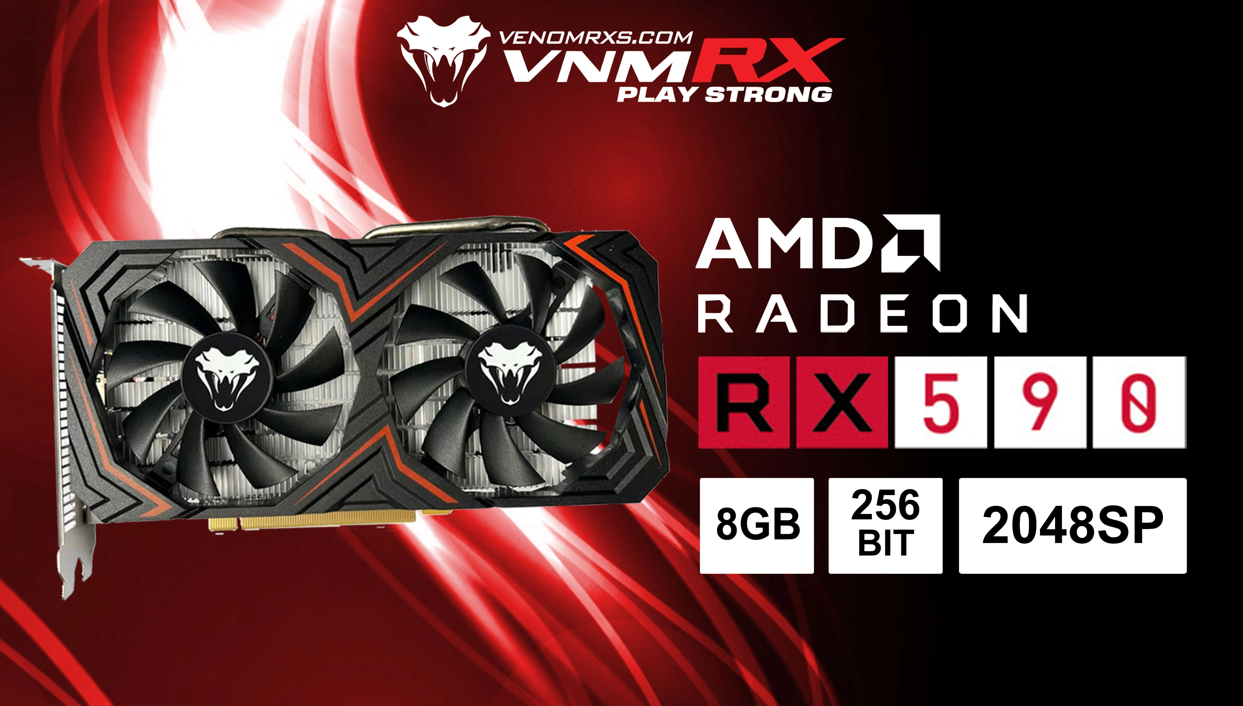 AMD RADEON RX590 8GB DDR5 2048SP