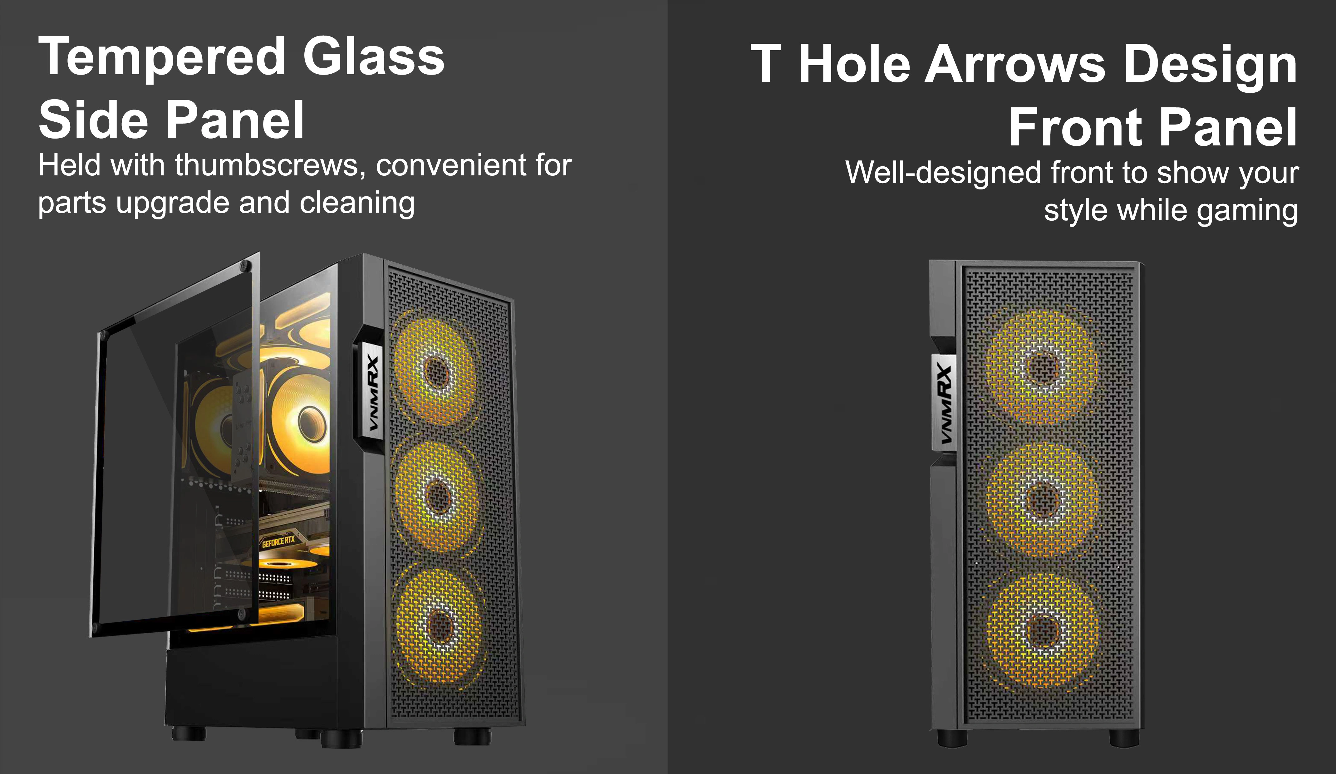 ARUNA ATX CASE INCLUDE 4 FAN ARGB