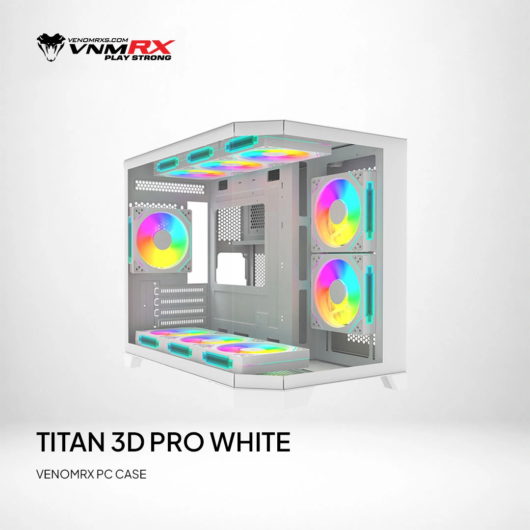 TITAN 3D PRO WHITE M-ATX CASE