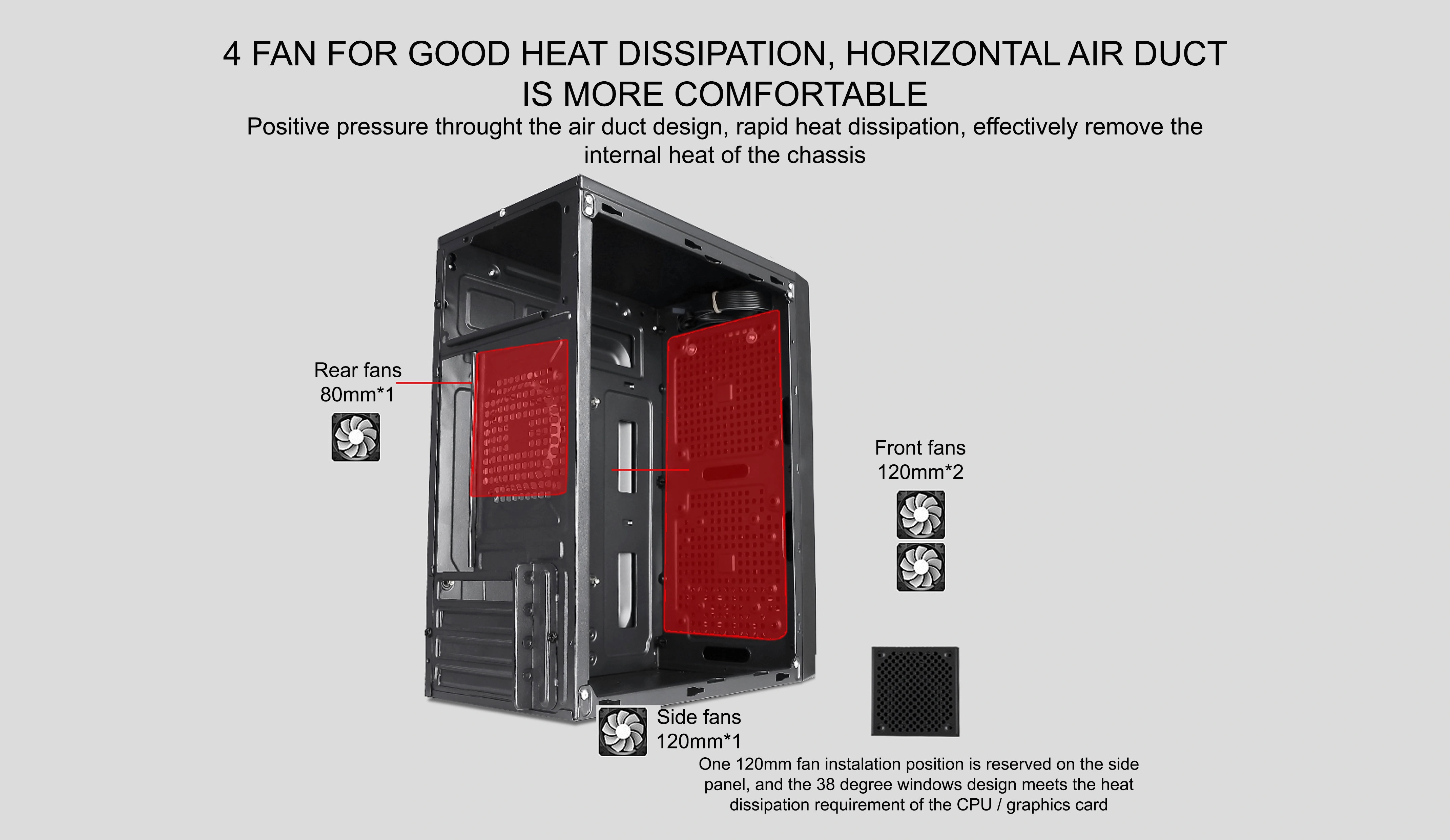 MEPHISTO M-ATX CASE INCLUDE PSU POWERCORE 500