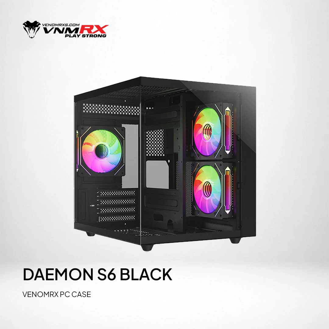 DAEMON S6 BLACK M-ATX CASE