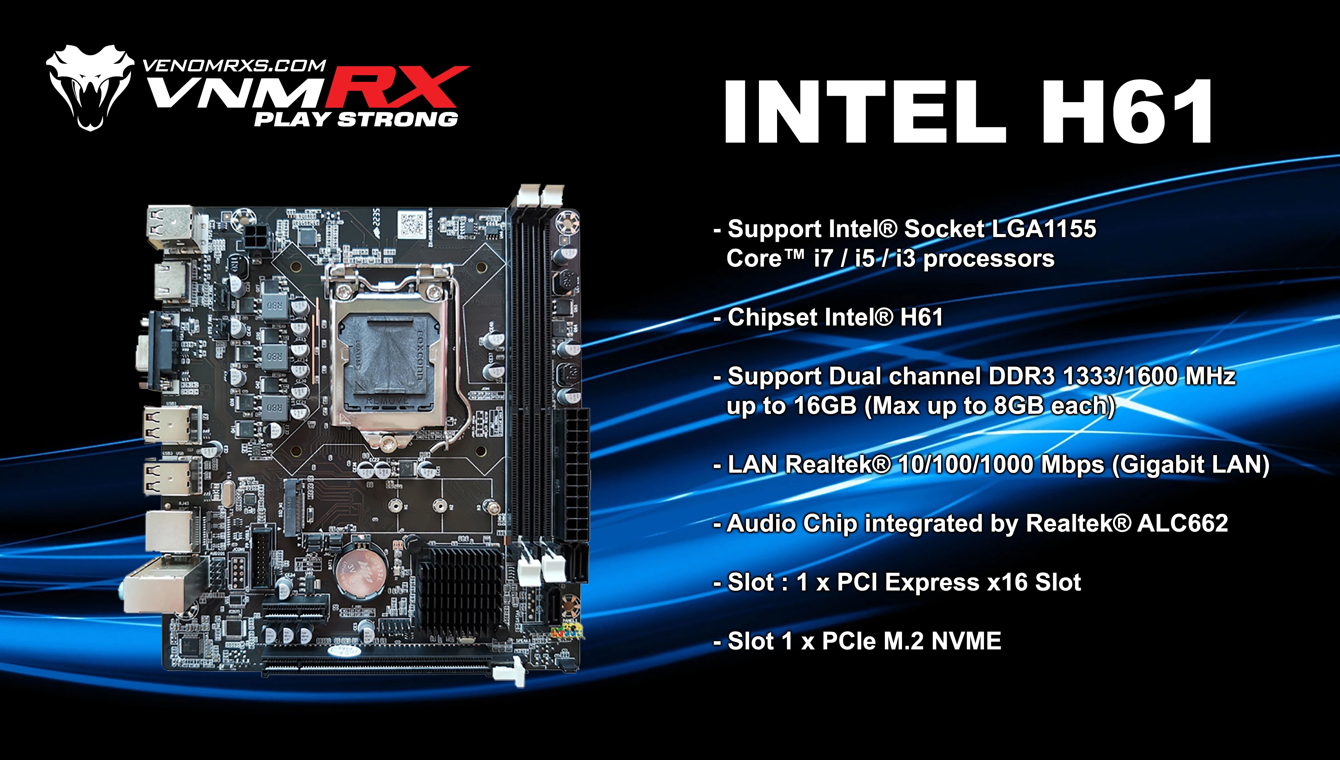 MOTHERBOARD INTEL H61