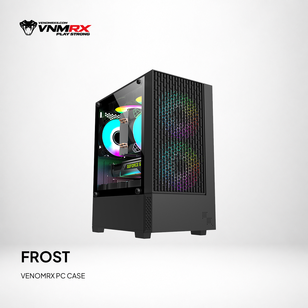 FROST M-ATX CASE INCLUDE 2 FAN ARGB