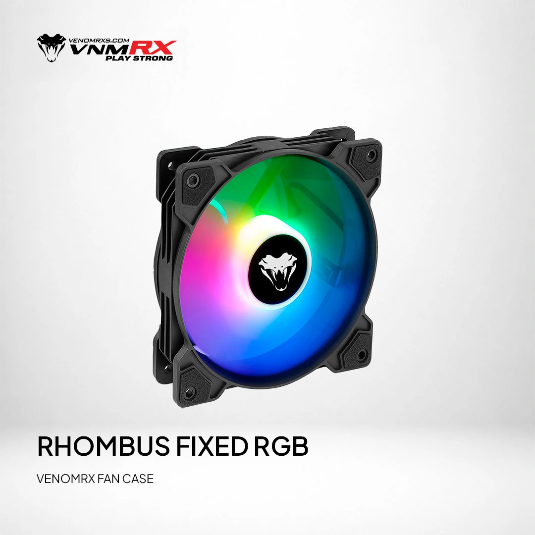 RHOMBUS FIXED RGB FAN CASE BLACK