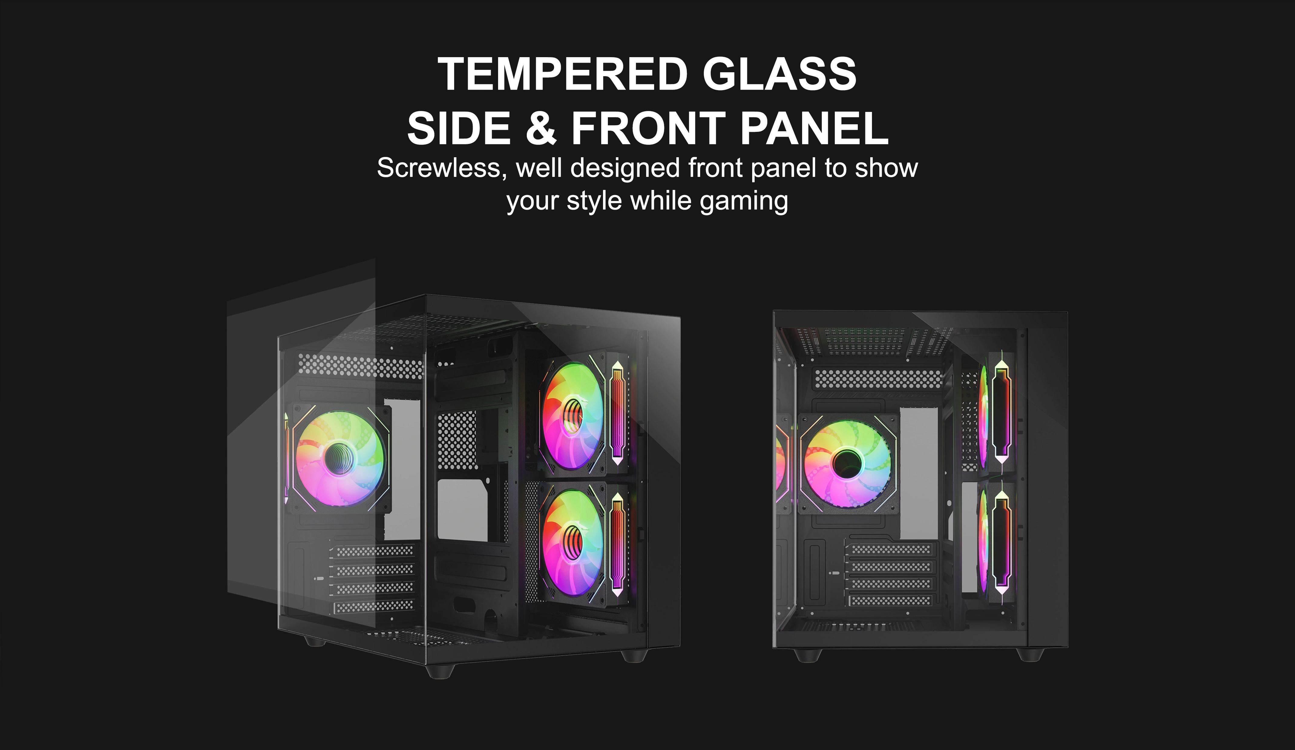 DAEMON S6 BLACK M-ATX CASE