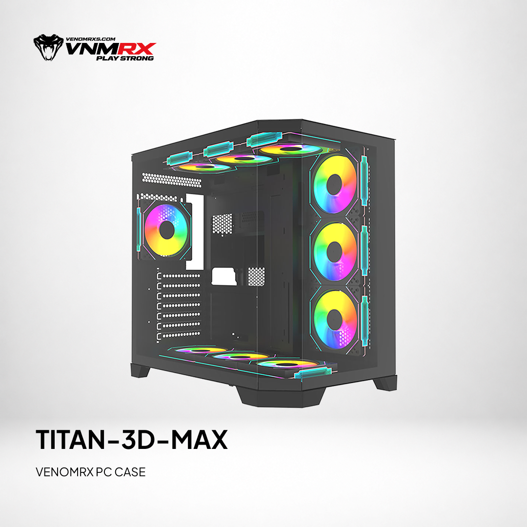 TITAN 3D MAX BLACK ATX CASE
