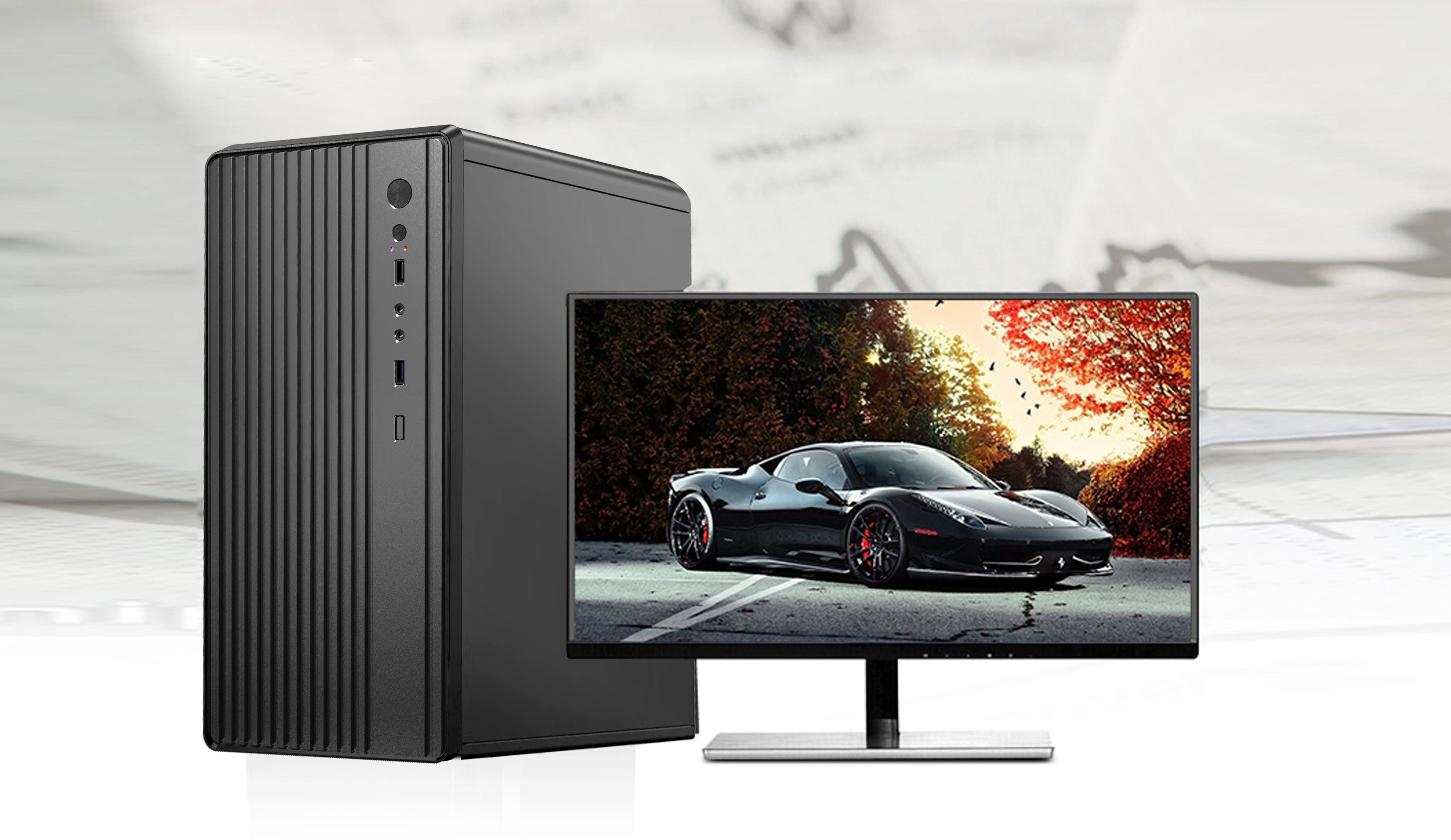 VARSHAN M-ATX CASE INCLUDE PSU POWERCORE 500