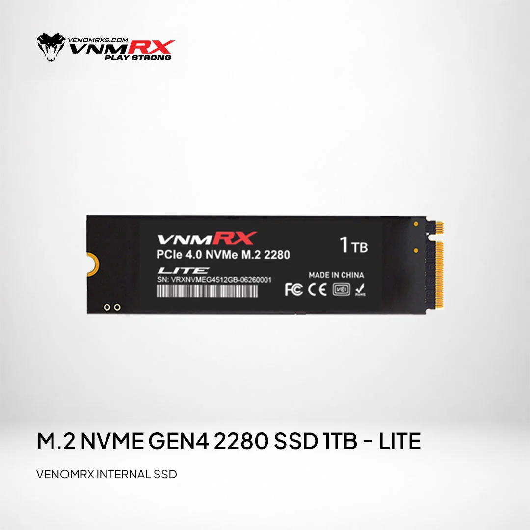 M.2 NVME GEN4 2280 SSD 1TB - LITE