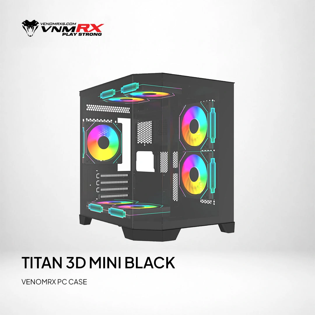 TITAN 3D MINI BLACK M-ATX CASE