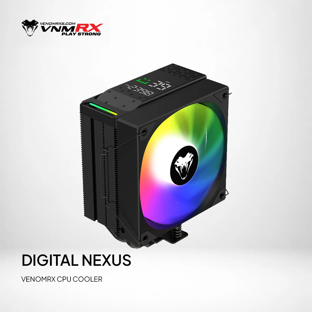 DIGITAL NEXUS CPU COOLER WITH DIGITAL LED DISPLAY