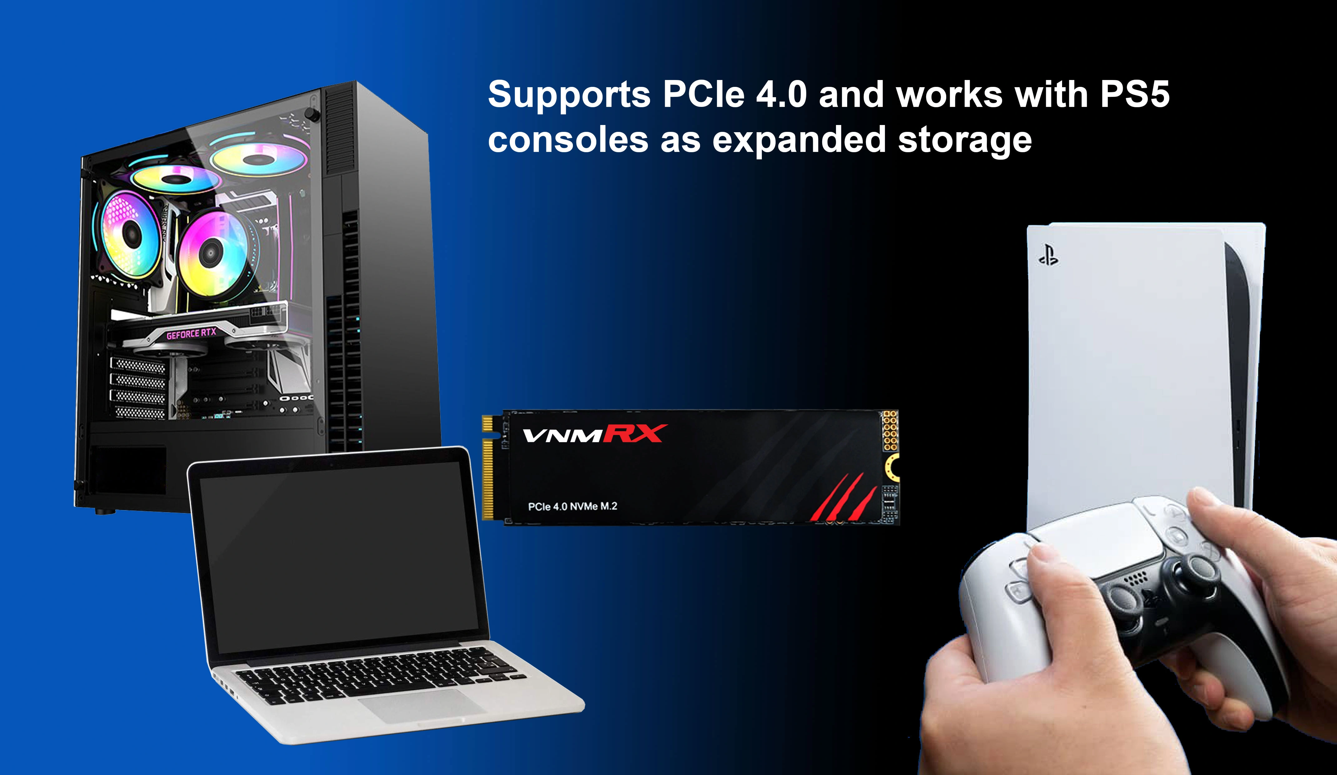 M.2 NVME GEN4 2280 SSD 512GB - LITE