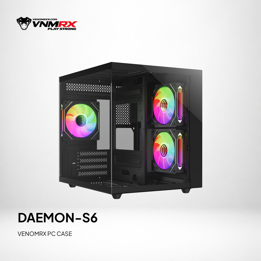 DAEMON S6 BLACK M-ATX CASE