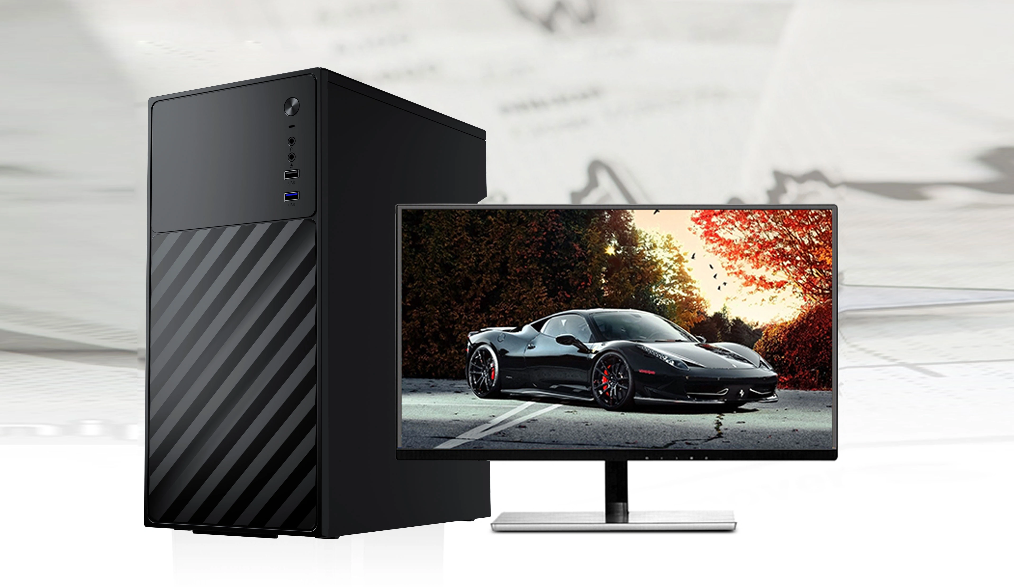 RIPPER M-ATX CASE INCLUDE PSU POWERCORE 500