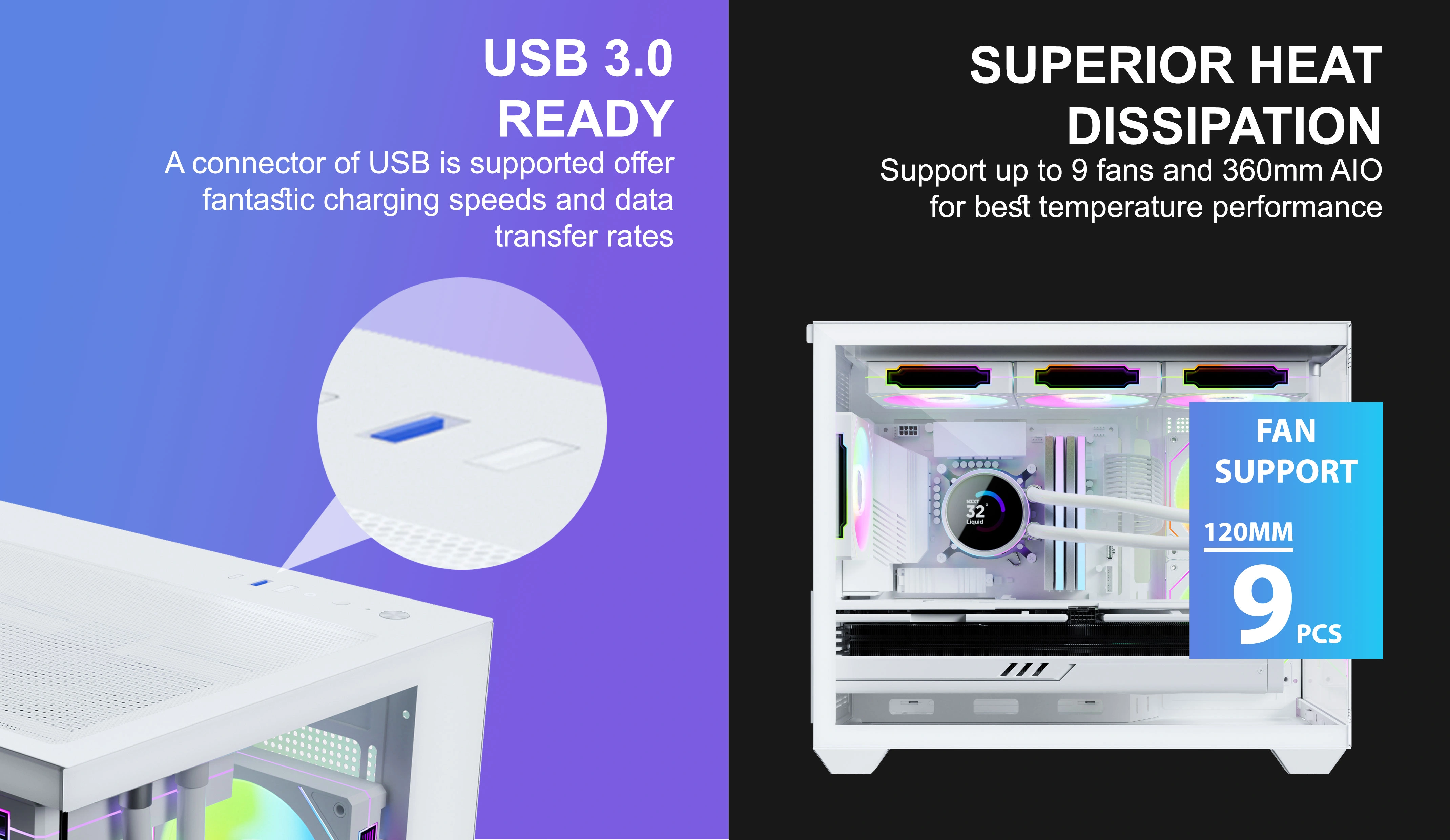 DAEMON S8 WHITE M-ATX CASE