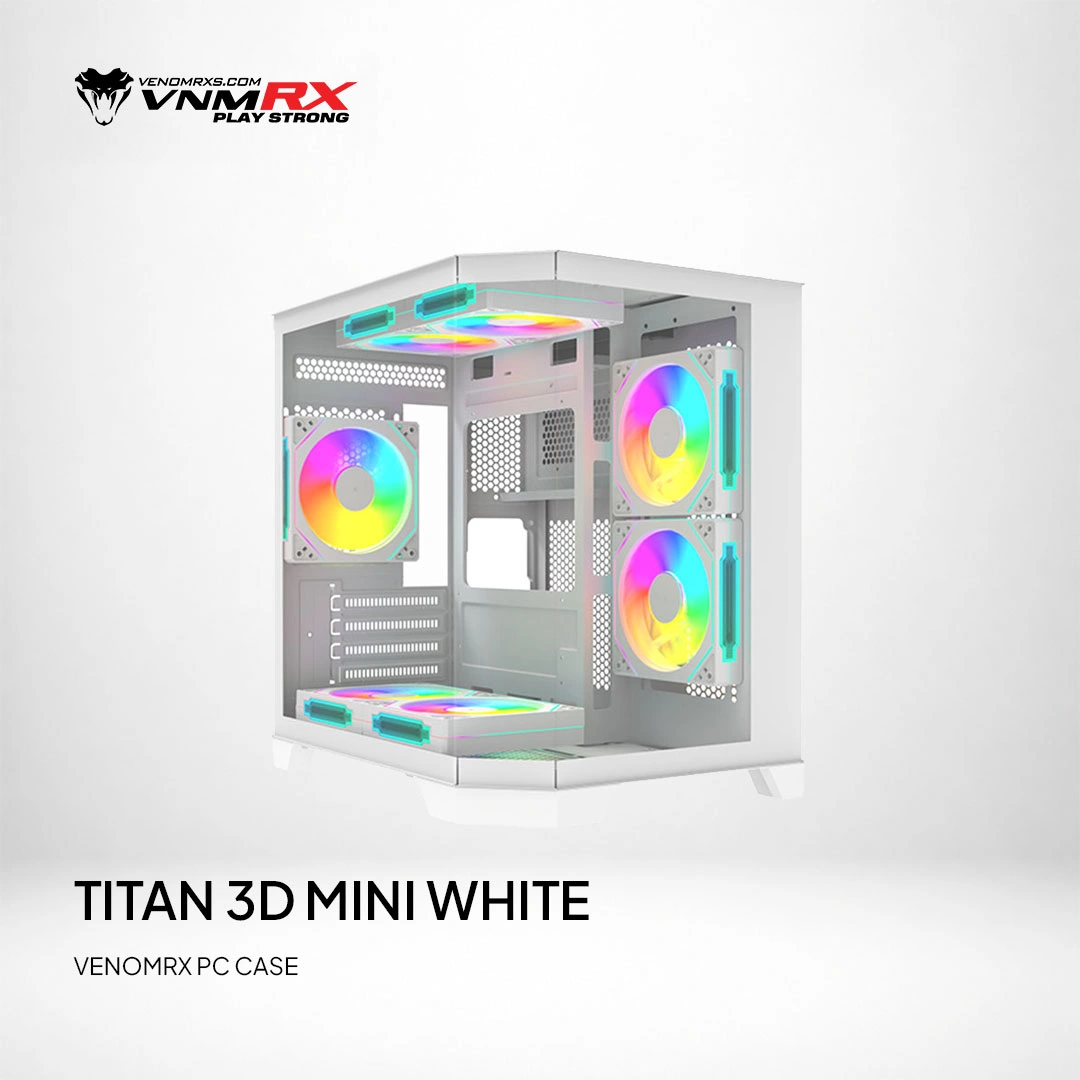 TITAN 3D MINI WHITE M-ATX CASE