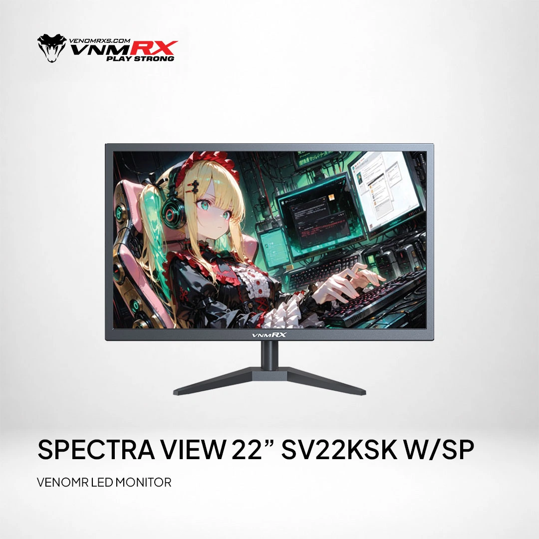 MONITOR SPECTRA VIEW 22" SV22KSK WITH STEREO SPEAKER