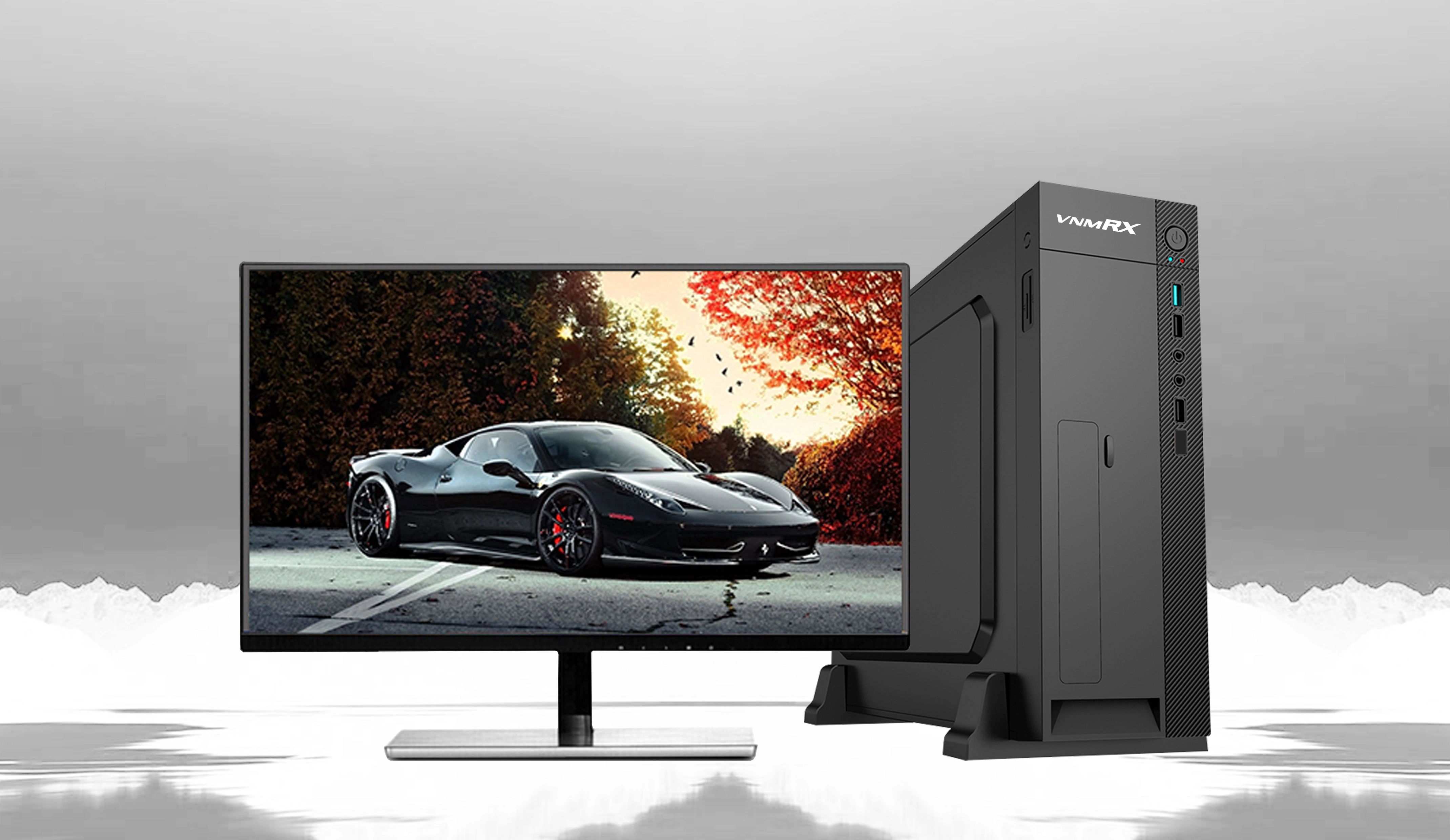 AXON SLIM M-ATX CASE INCLUDE PSU POWERSFX 500