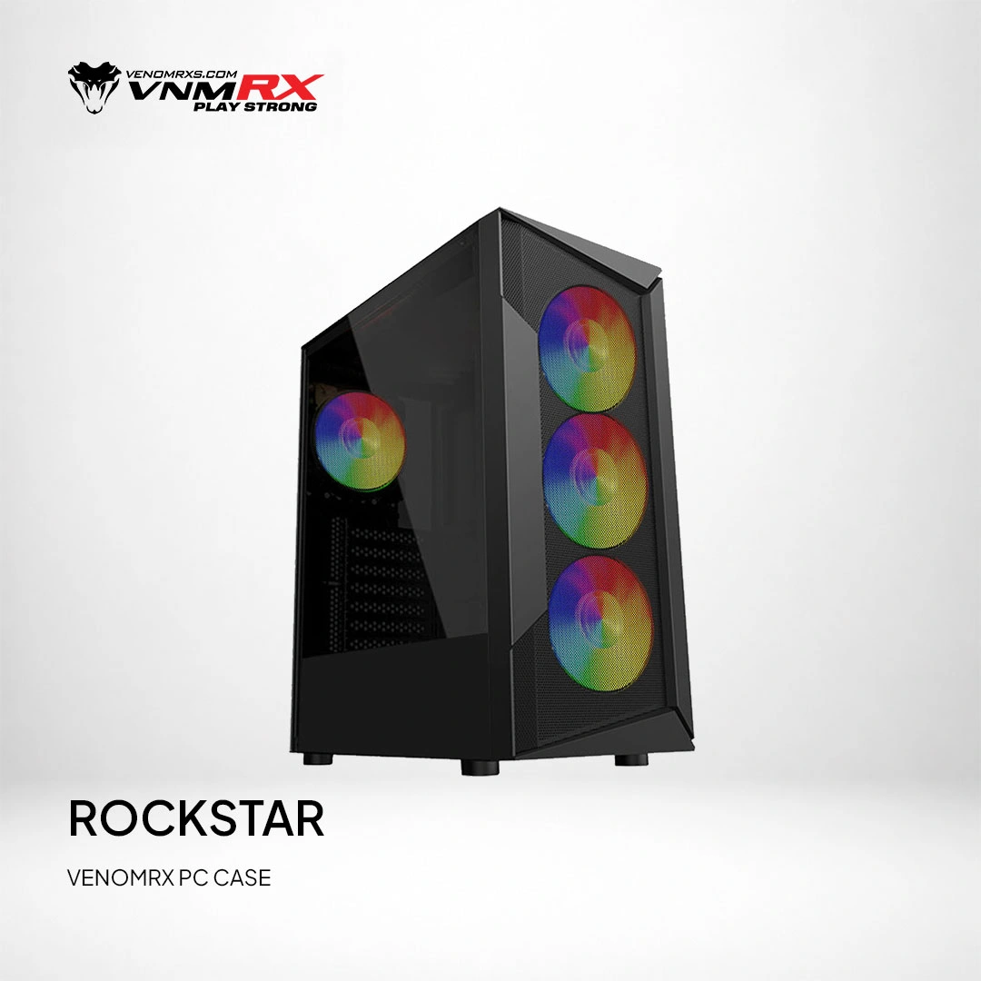 ROCKSTAR ATX CASE INCLUDE 3 FAN ARGB