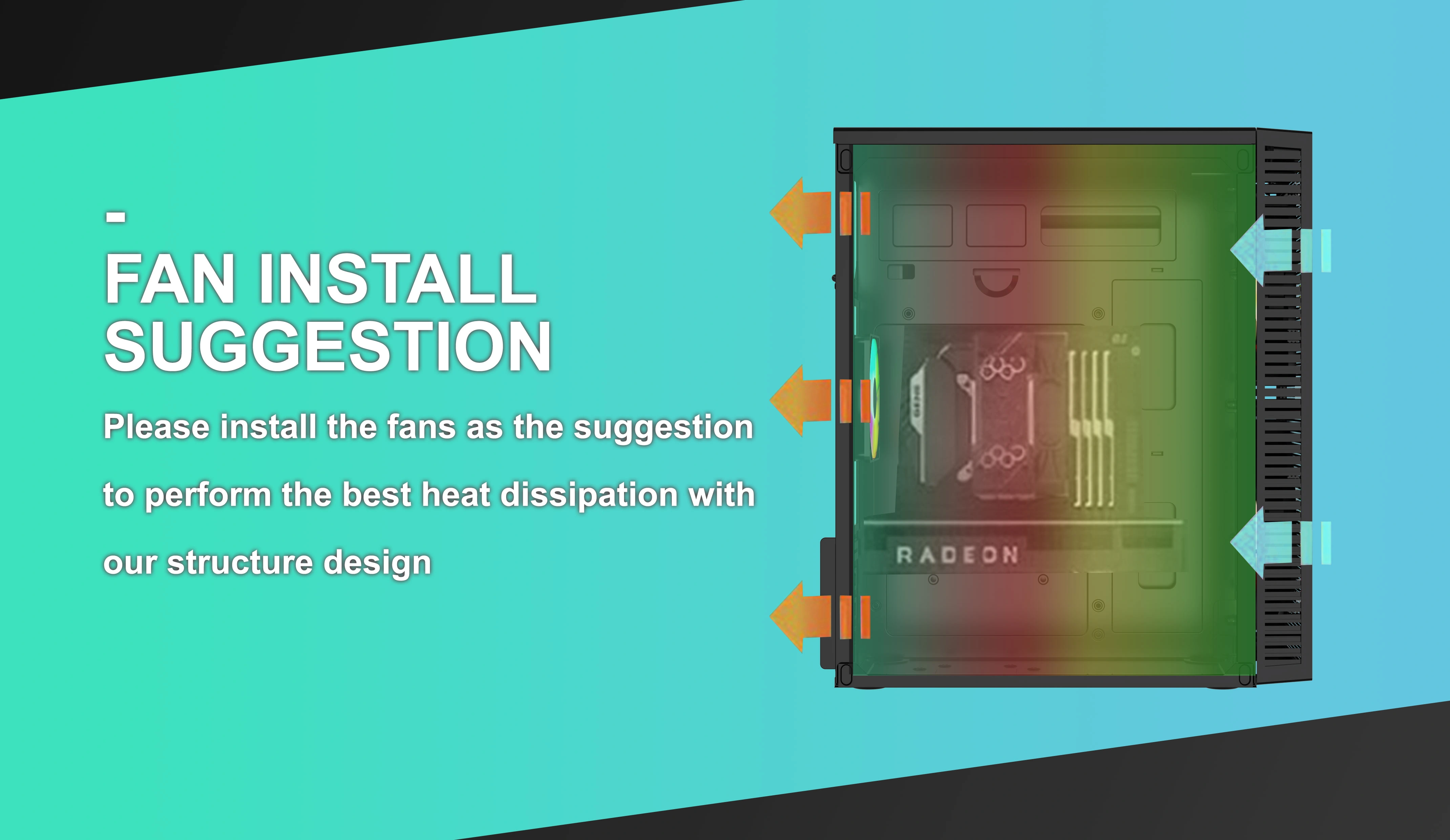 AVALON M-ATX CASE INCLUDE 2 FAN FIXED RGB