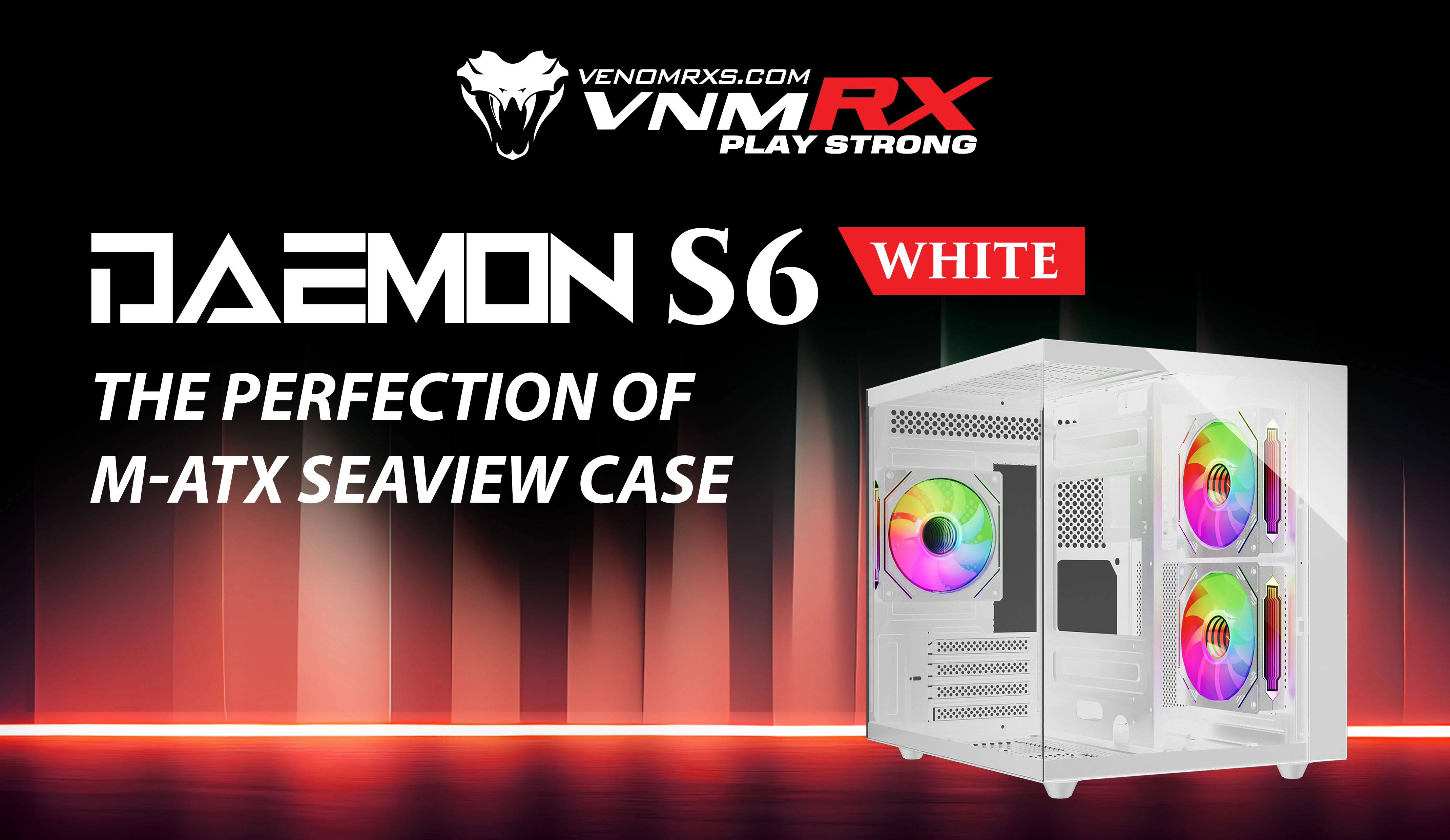 DAEMON S6 WHITE M-ATX CASE