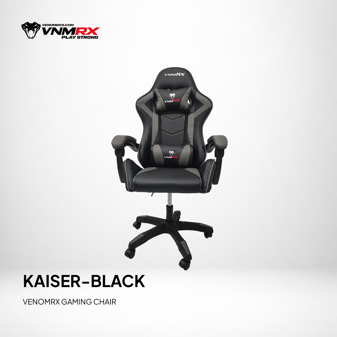 KAISER GAMING CHAIR BLACK/GREY