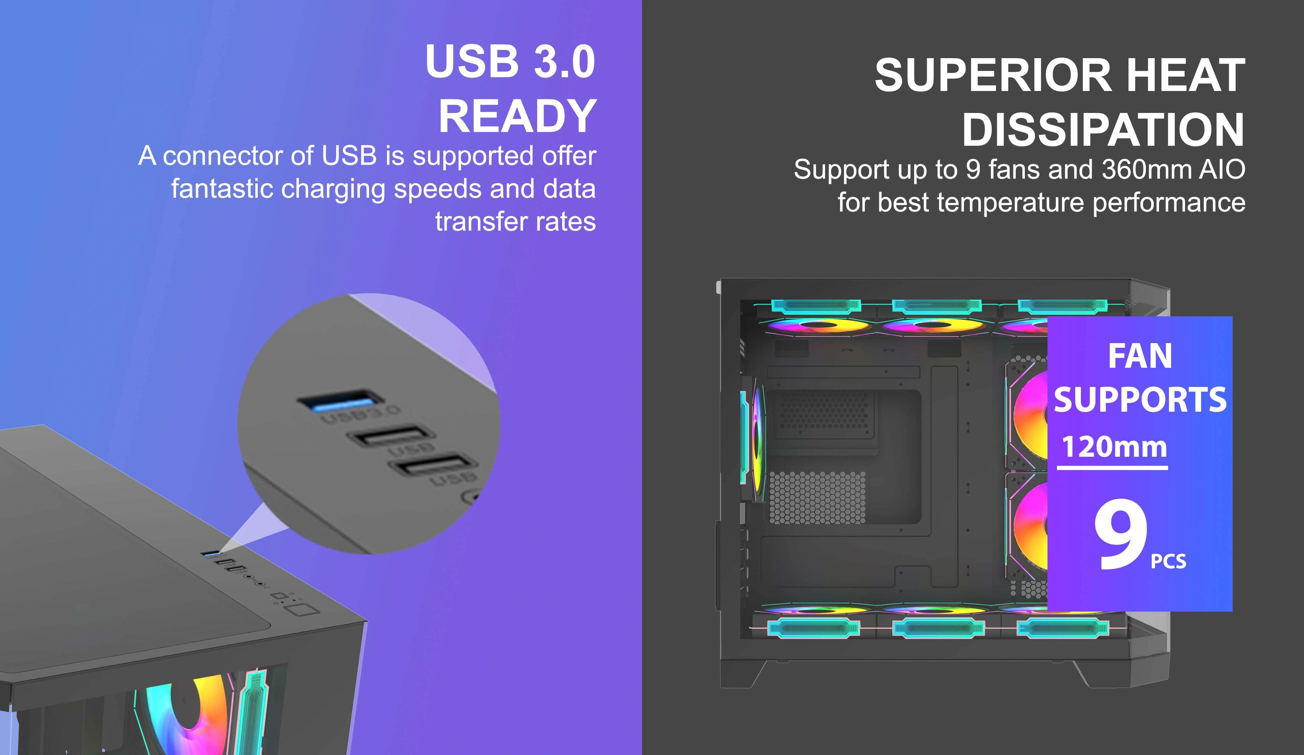 TITAN 3D PRO BLACK M-ATX CASE