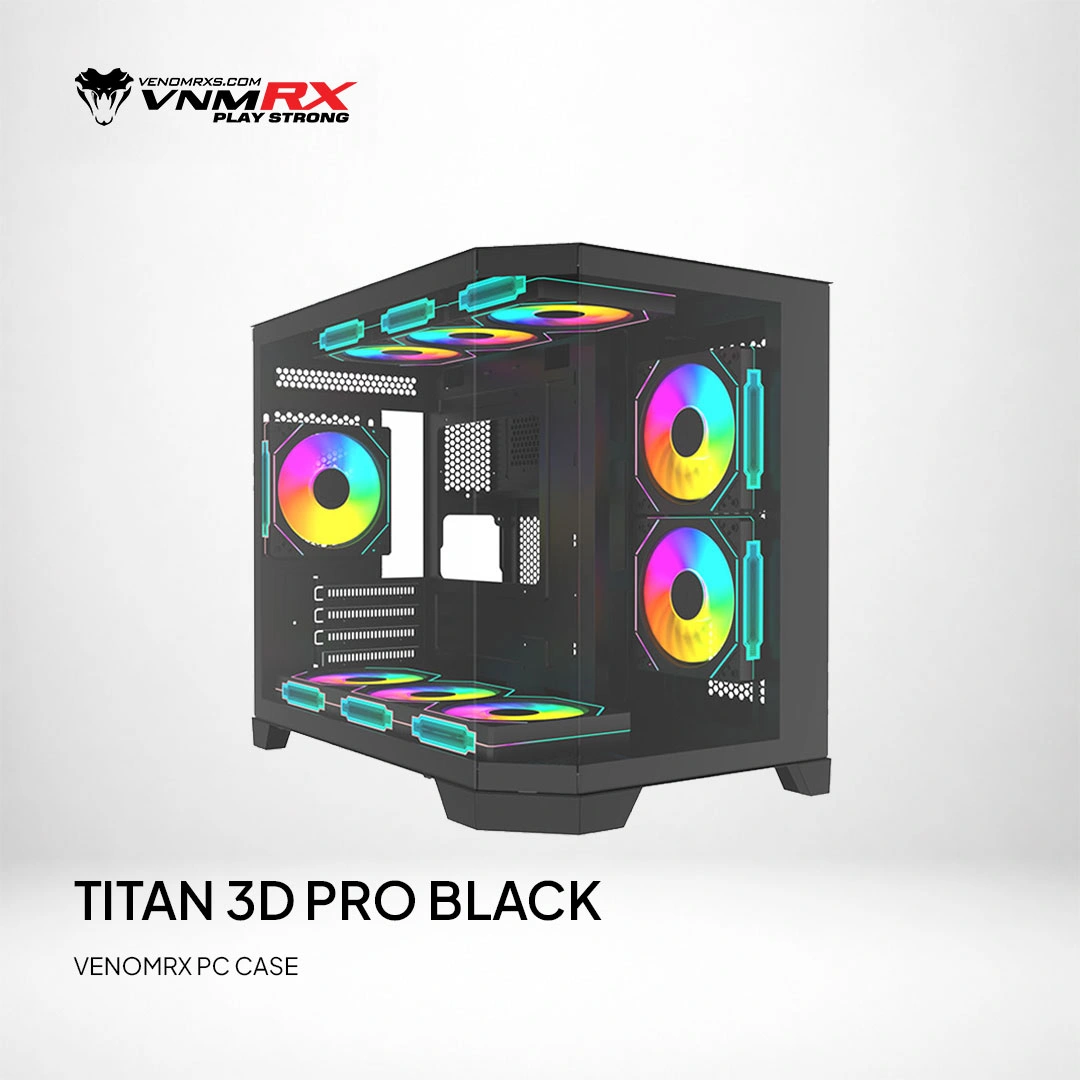 TITAN 3D PRO BLACK M-ATX CASE