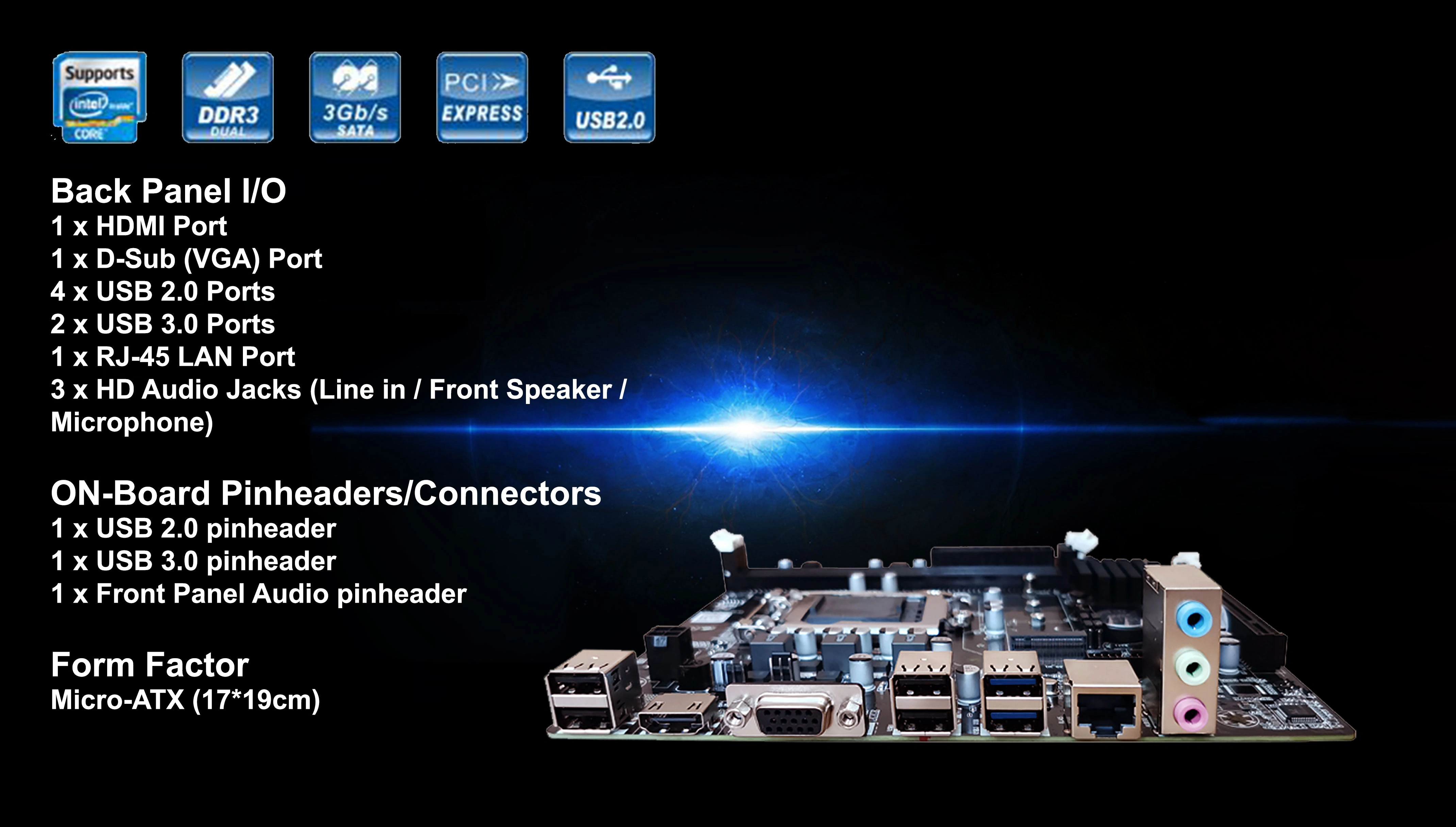 MOTHERBOARD INTEL H61