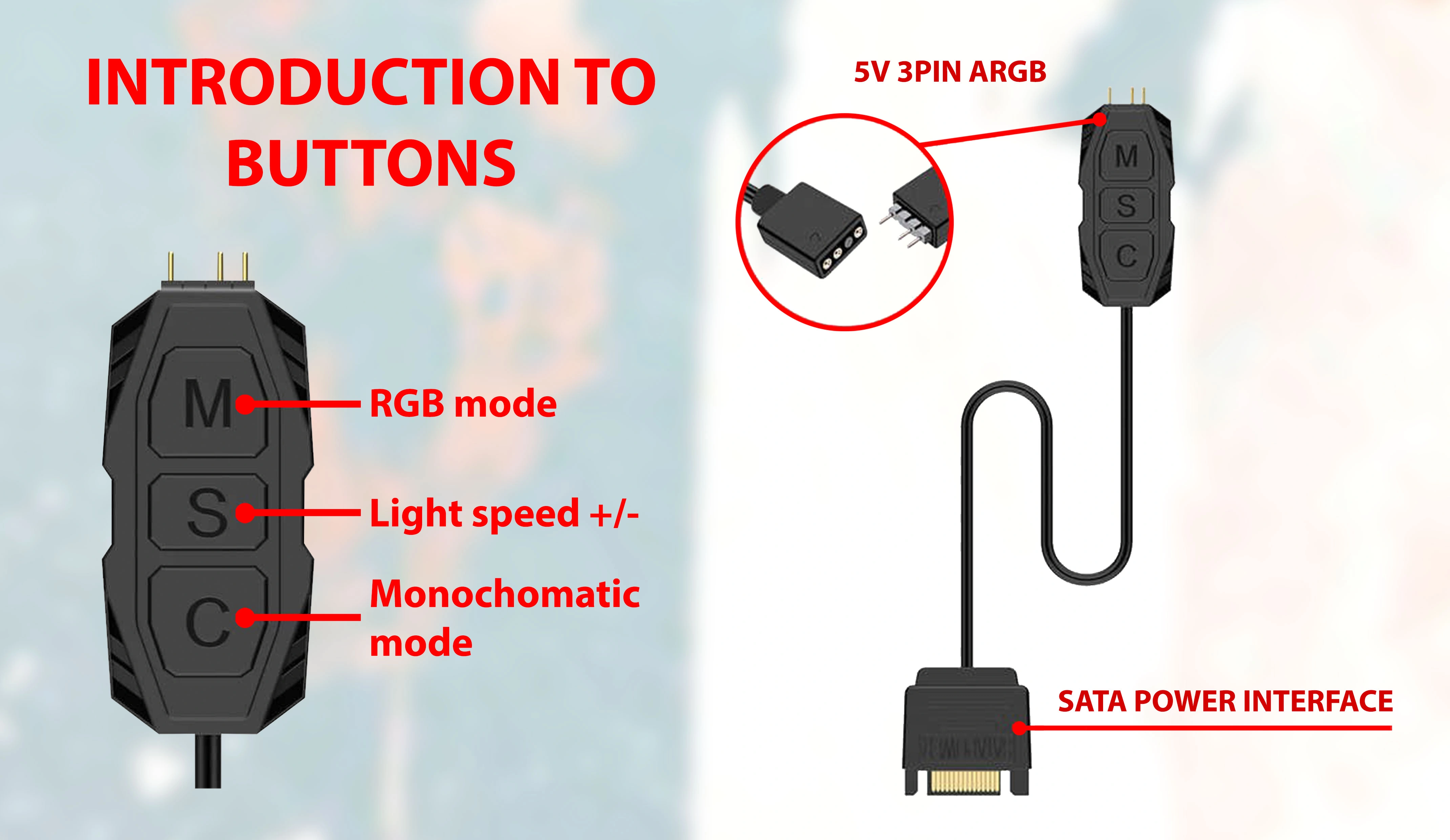 ARGB CONTROLLER WIRED 3 PIN