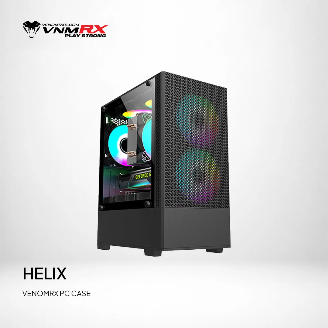 HELIX M-ATX CASE INCLUDE 2 FAN ARGB