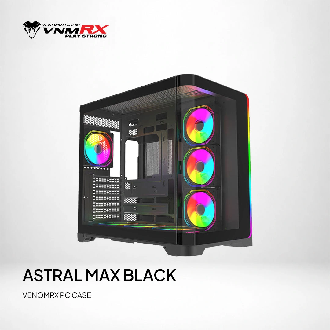 ASTRAL MAX BLACK ATX CASE ARGB LED BAR
