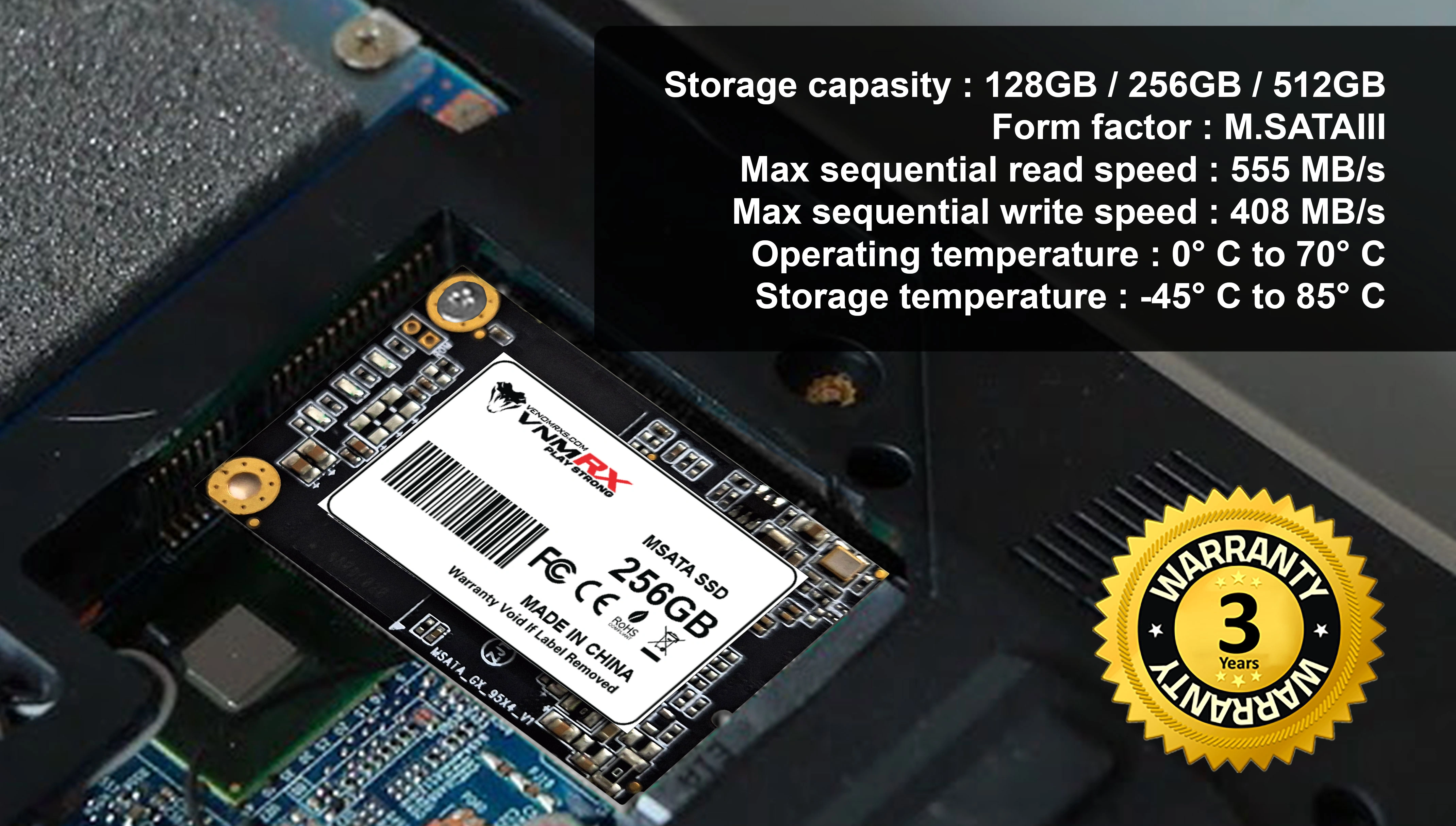 MSATA SSD 256GB