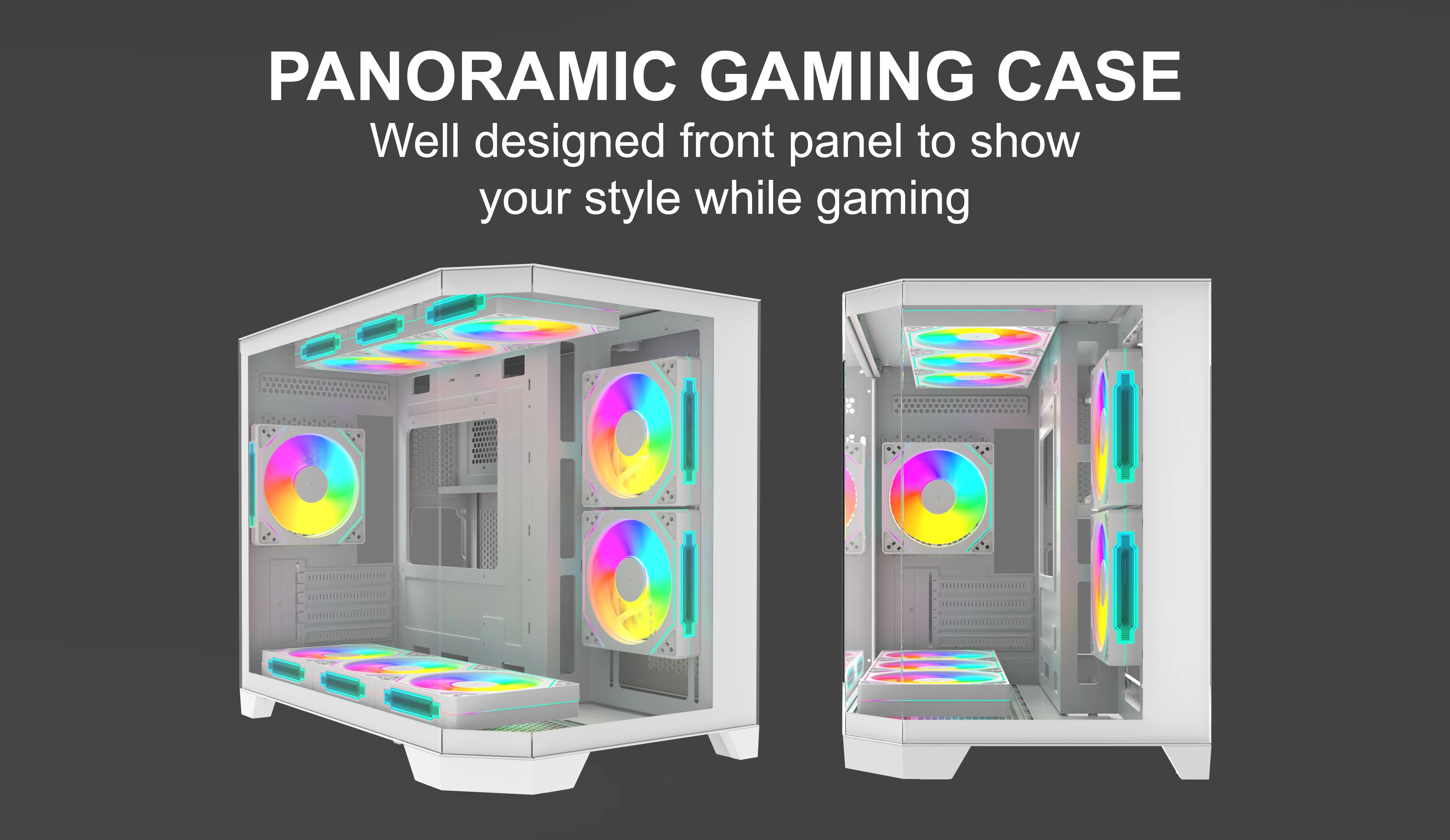 TITAN 3D PRO WHITE M-ATX CASE