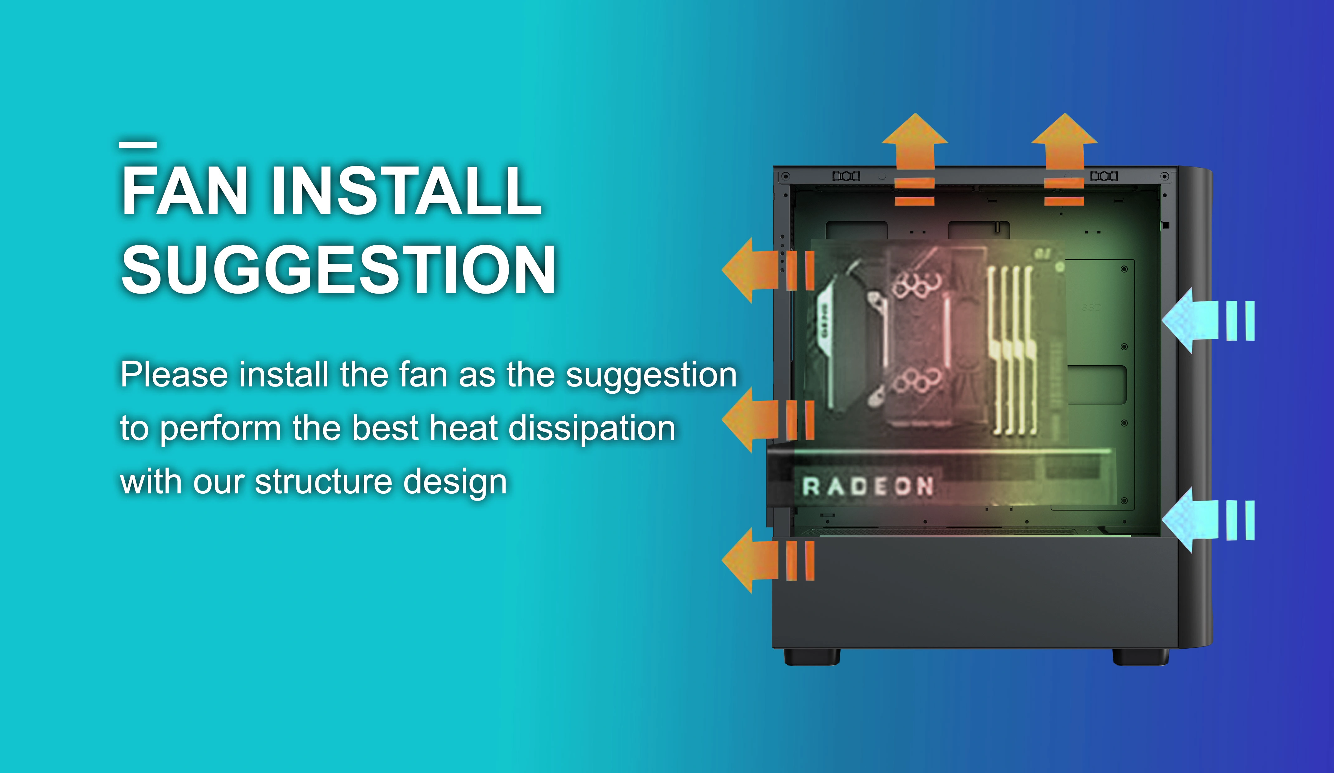 RIO M-ATX CASE INCLUDE 3 FAN ARGB