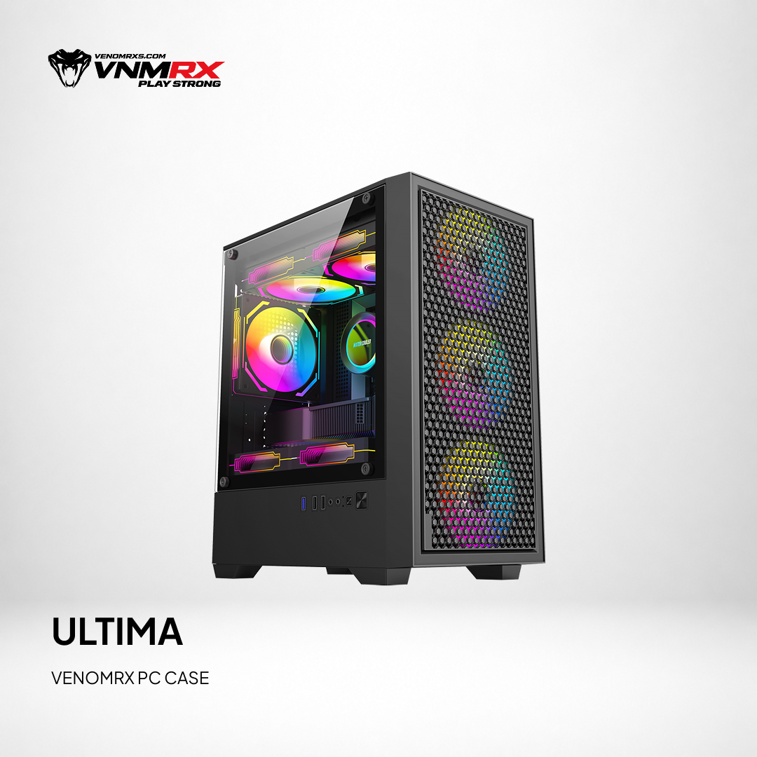 ULTIMA M-ATX CASE INCLUDE 3 FIXED RGB