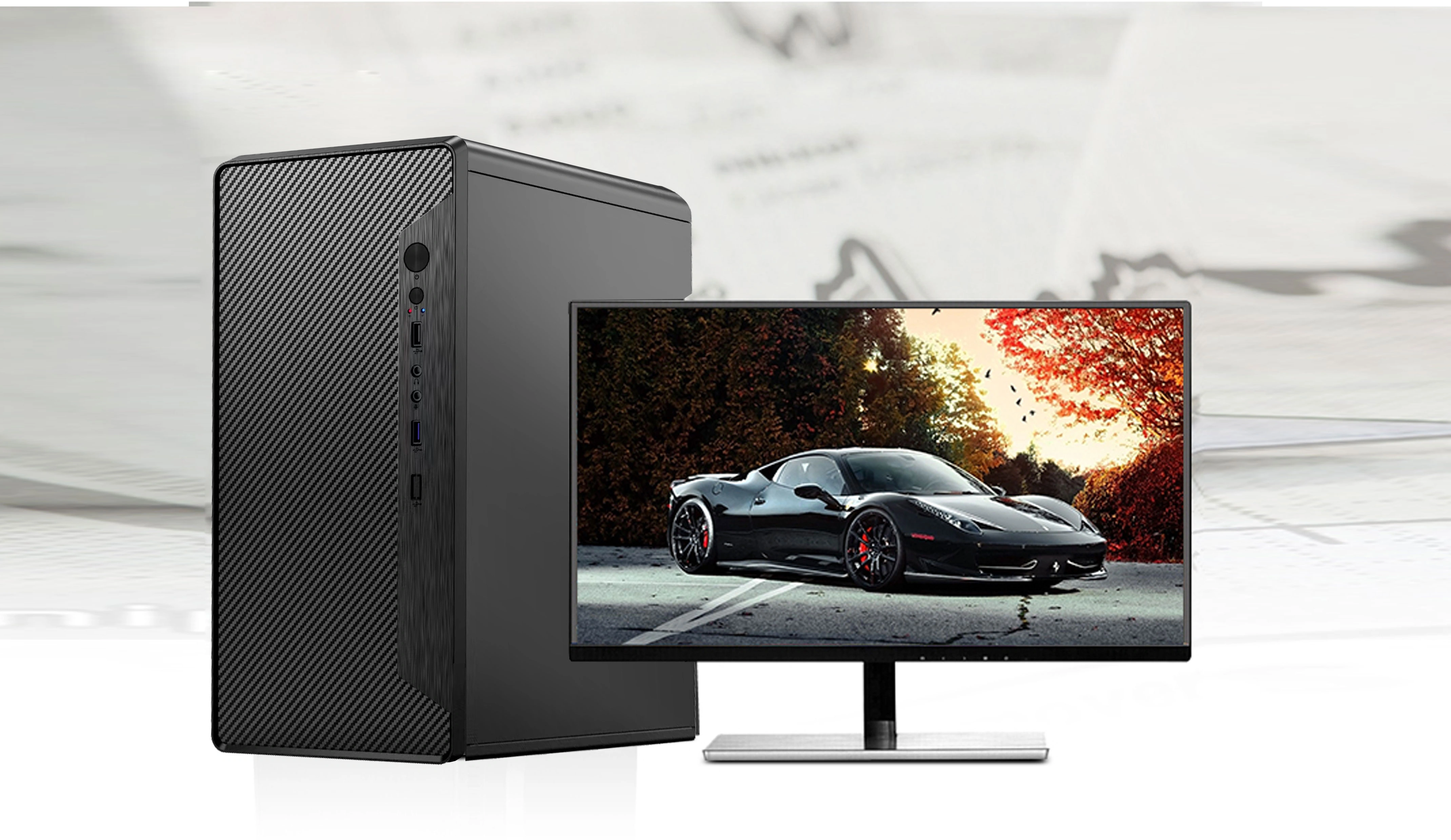 URIVAR M-ATX CASE INCLUDE PSU POWERCORE 500