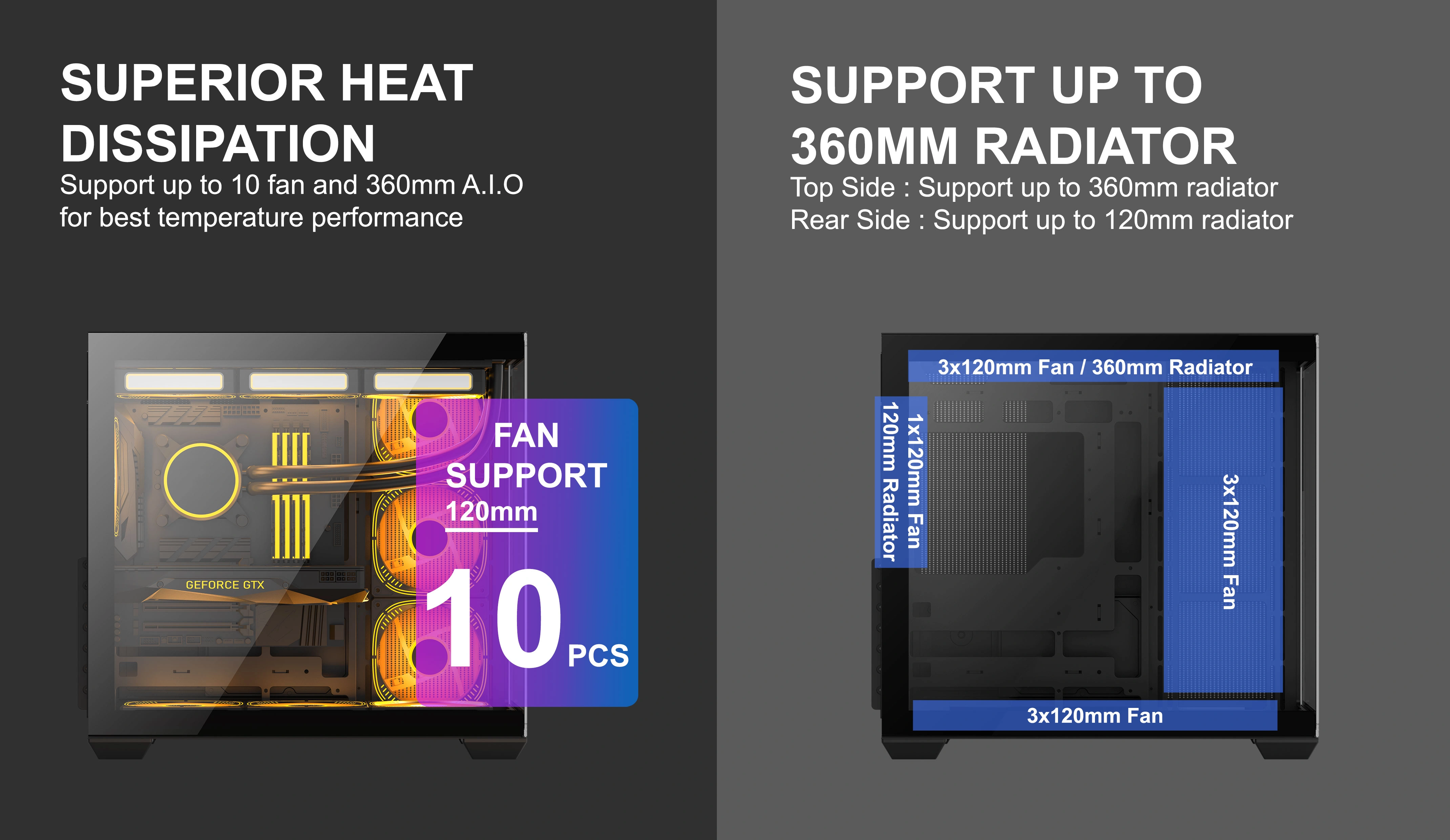 DAEMON S9 BTF BLACK ATX CASE