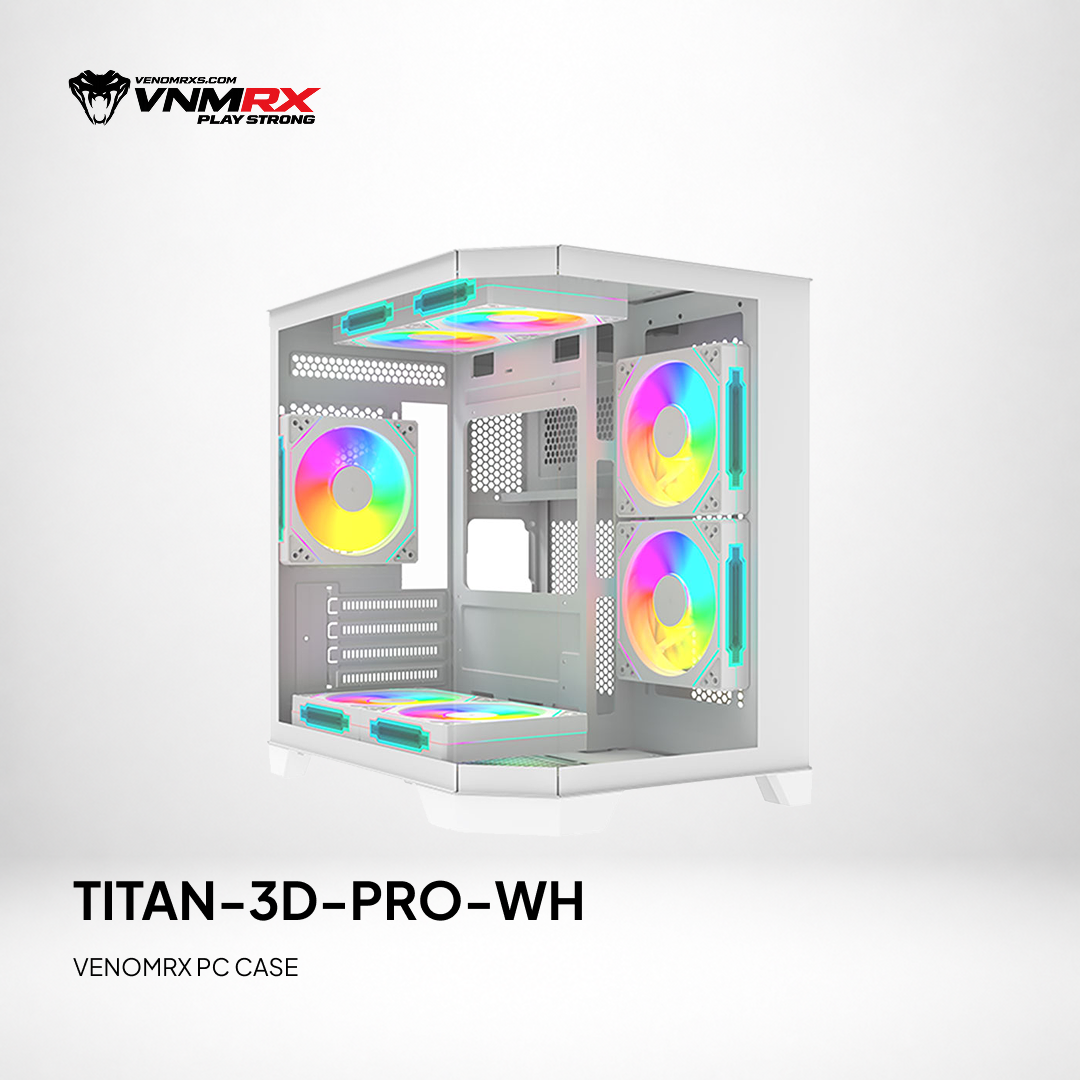 TITAN 3D PRO WHITE M-ATX CASE