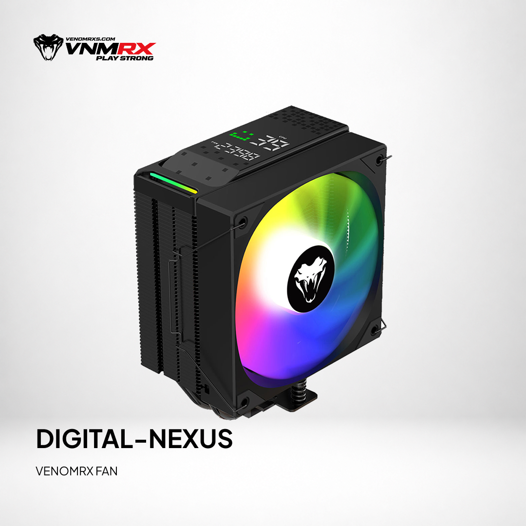 DIGITAL NEXUS CPU COOLER WITH DIGITAL LED DISPLAY