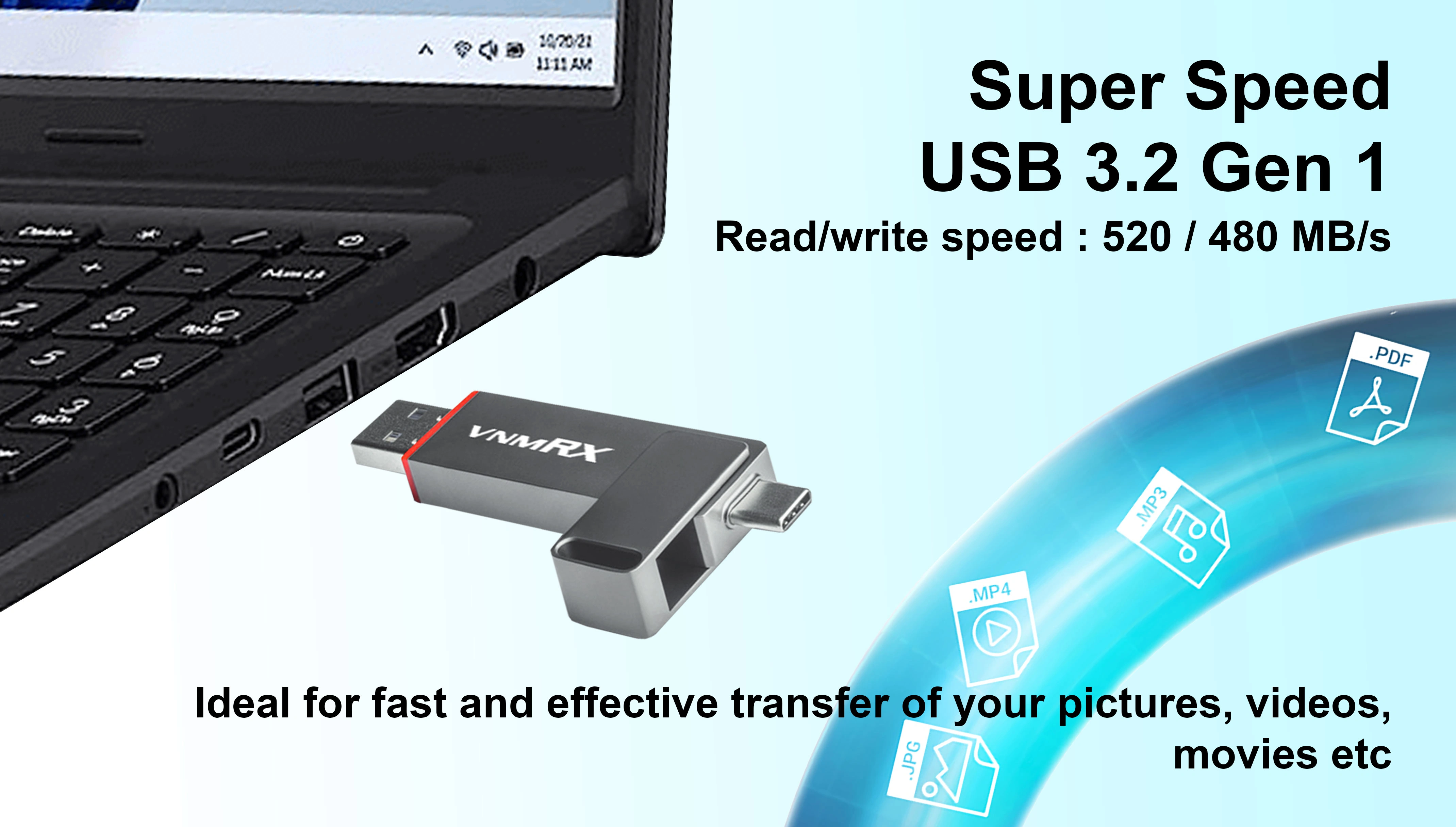 DUAL SUPERSTICK EXTERNAL SSD 256GB