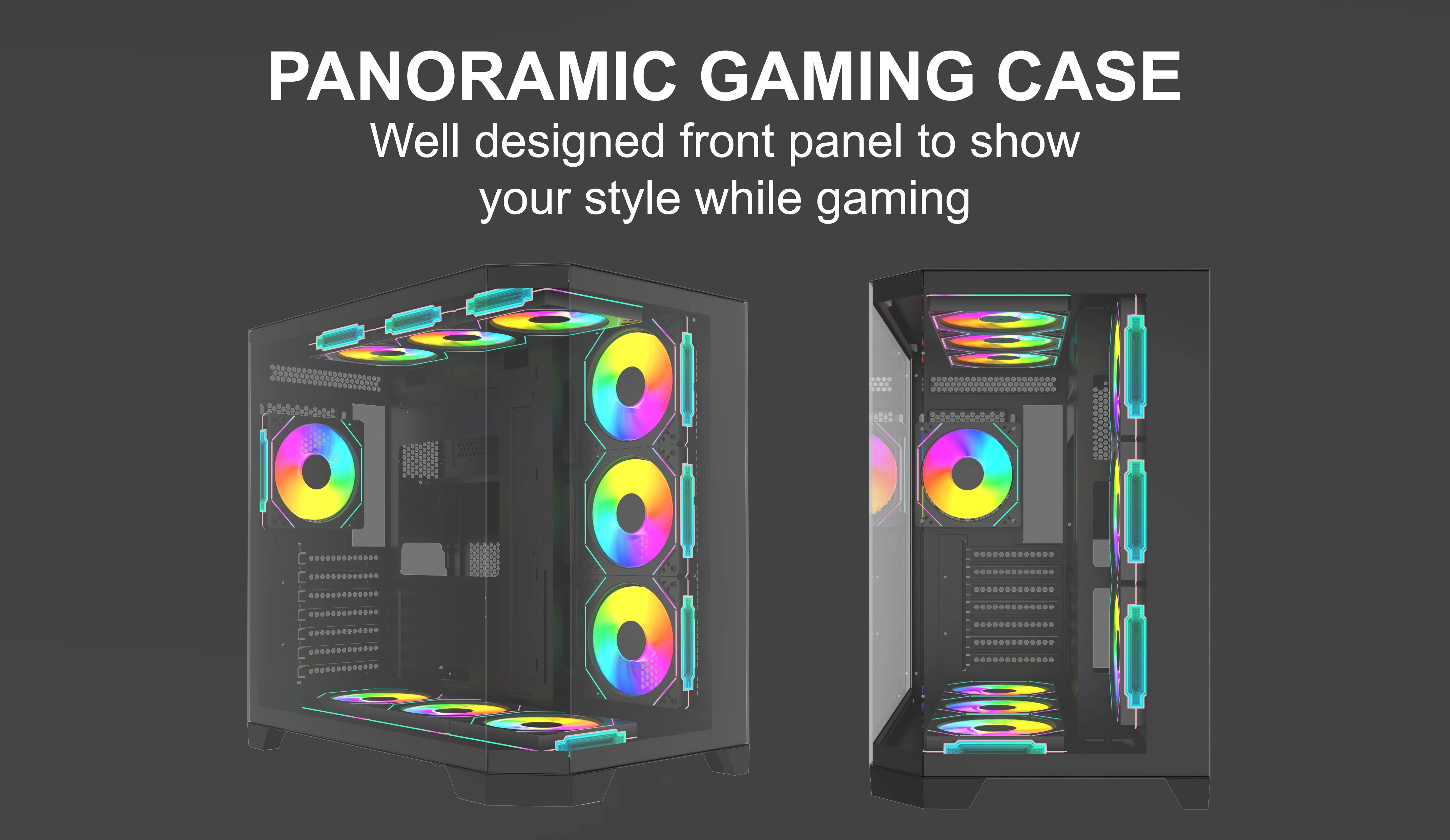 TITAN 3D MAX BLACK ATX CASE