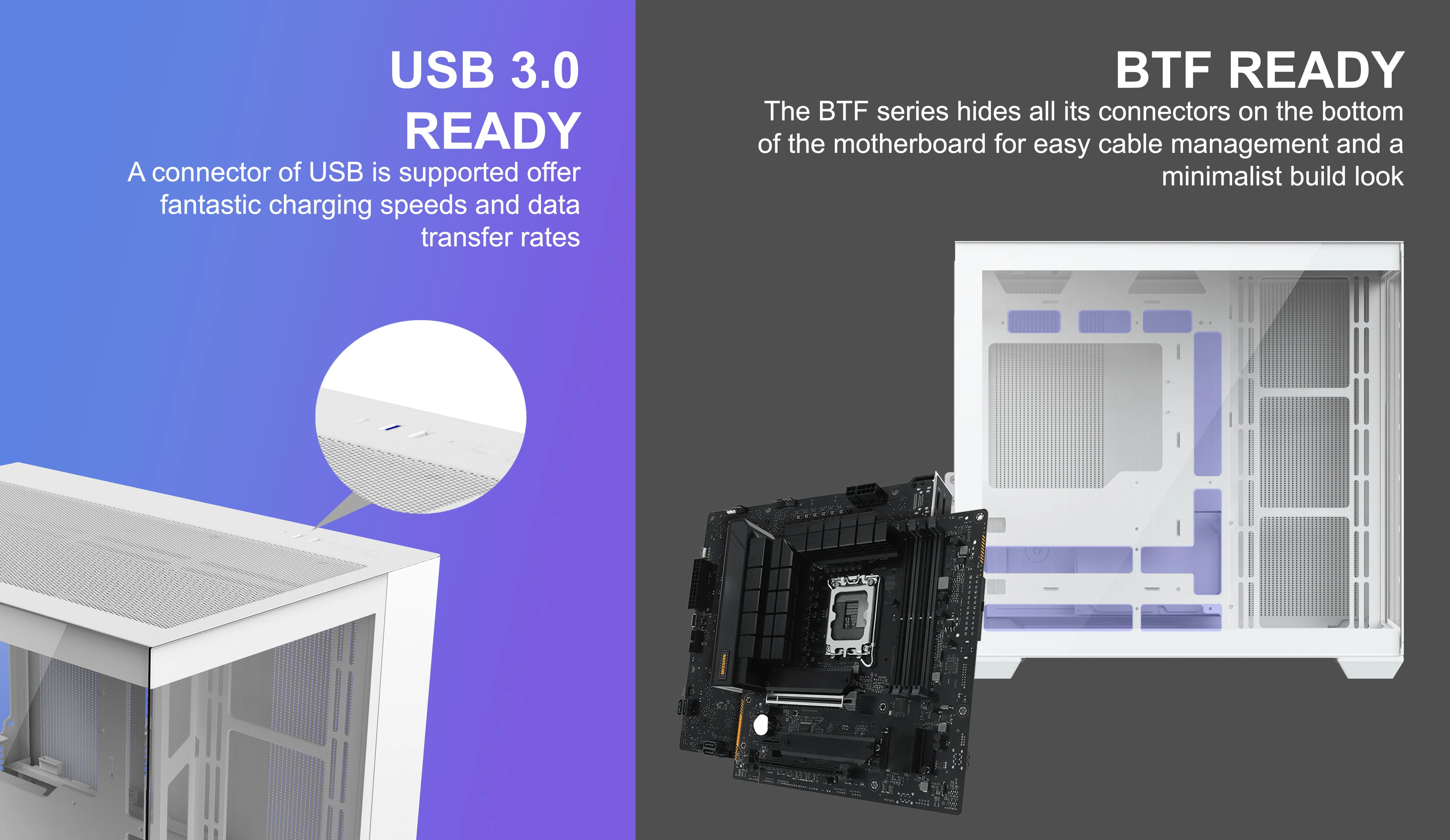DAEMON S9 BTF WHITE ATX CASE