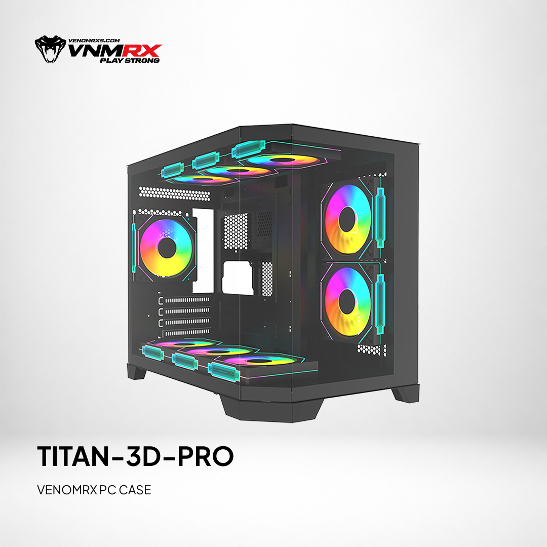 TITAN 3D PRO BLACK M-ATX CASE