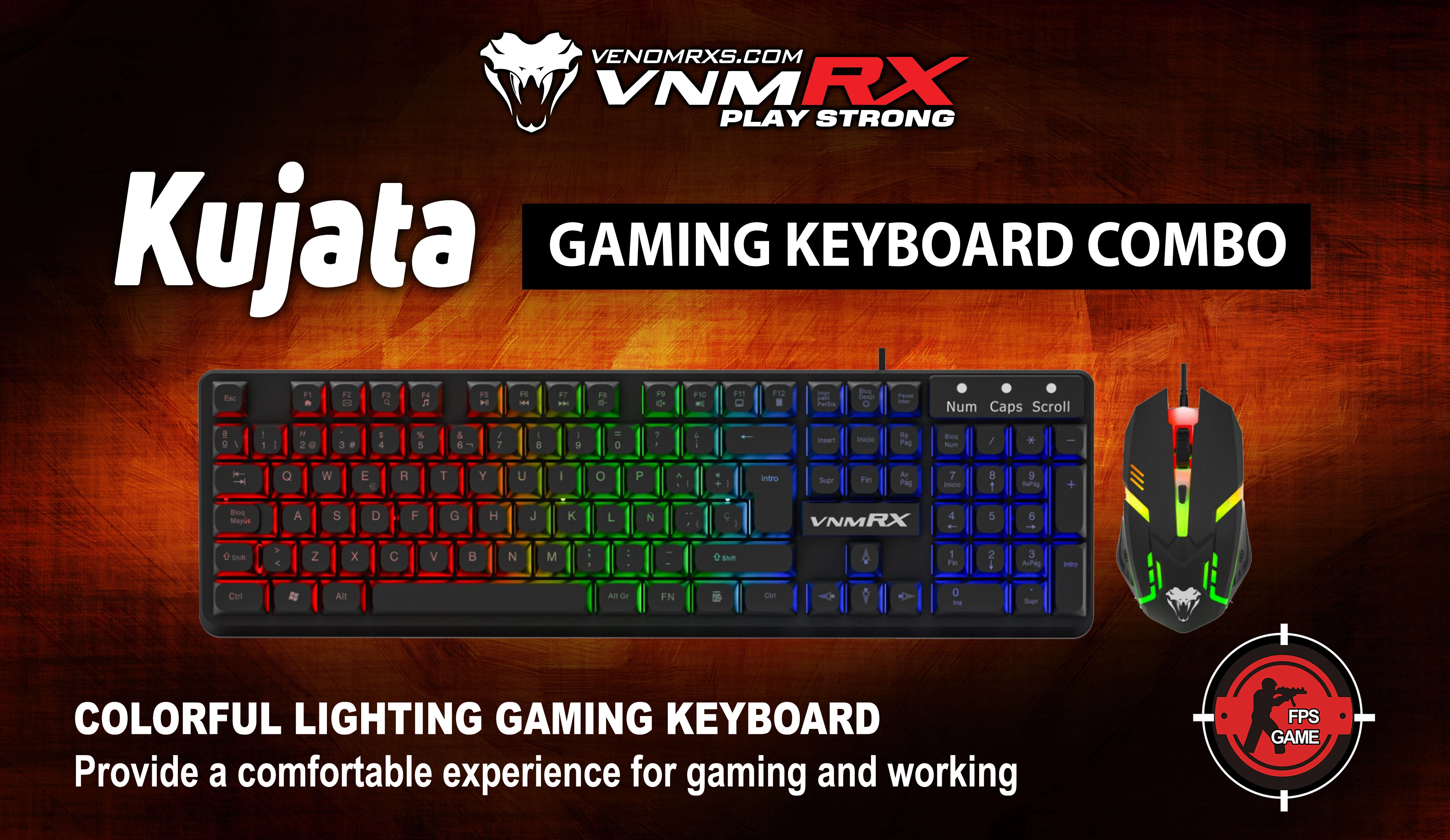KUJATA KEYBOARD COMBO GAMING