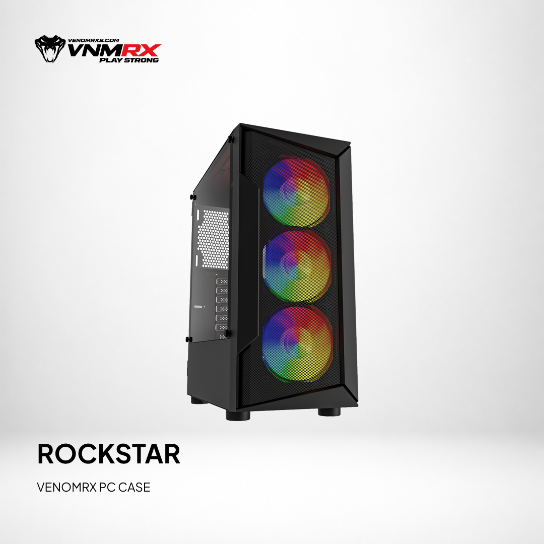 ROCKSTAR ATX CASE INCLUDE 3 FAN ARGB