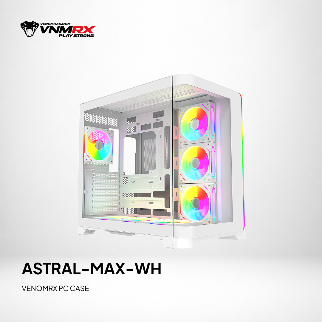 ASTRAL MAX WHITE ATX CASE ARGB LED BAR